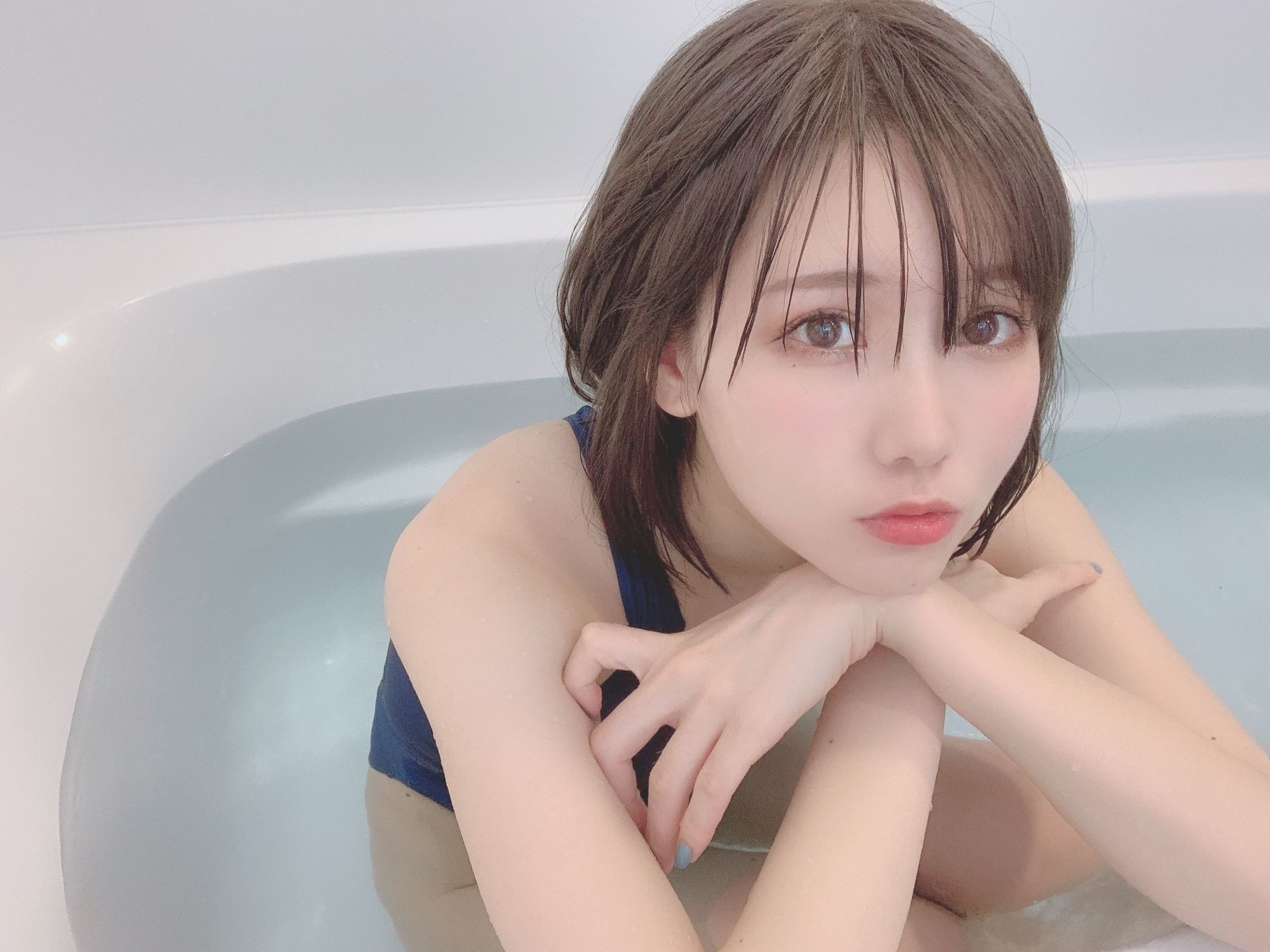 網紅COSER] 日本甜美COSER肯肯[fantia] 2020.07 競泳泳衣