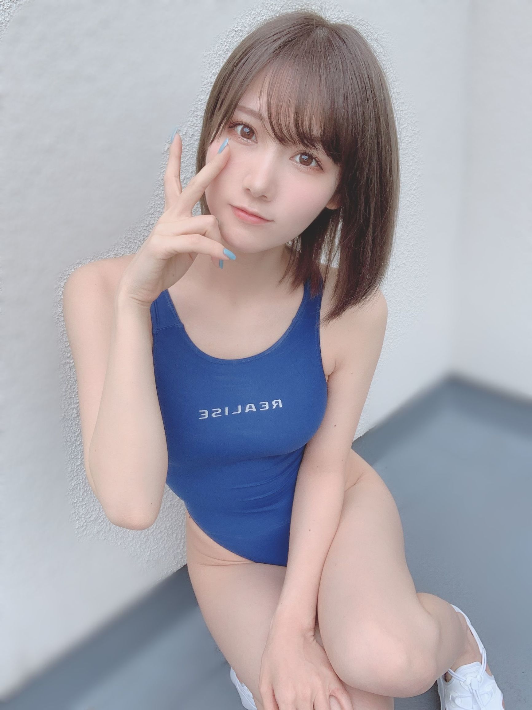 ネット有名人COSER] 日本甘美COSERけんけん[Fantia] 2020.07 競泳水着