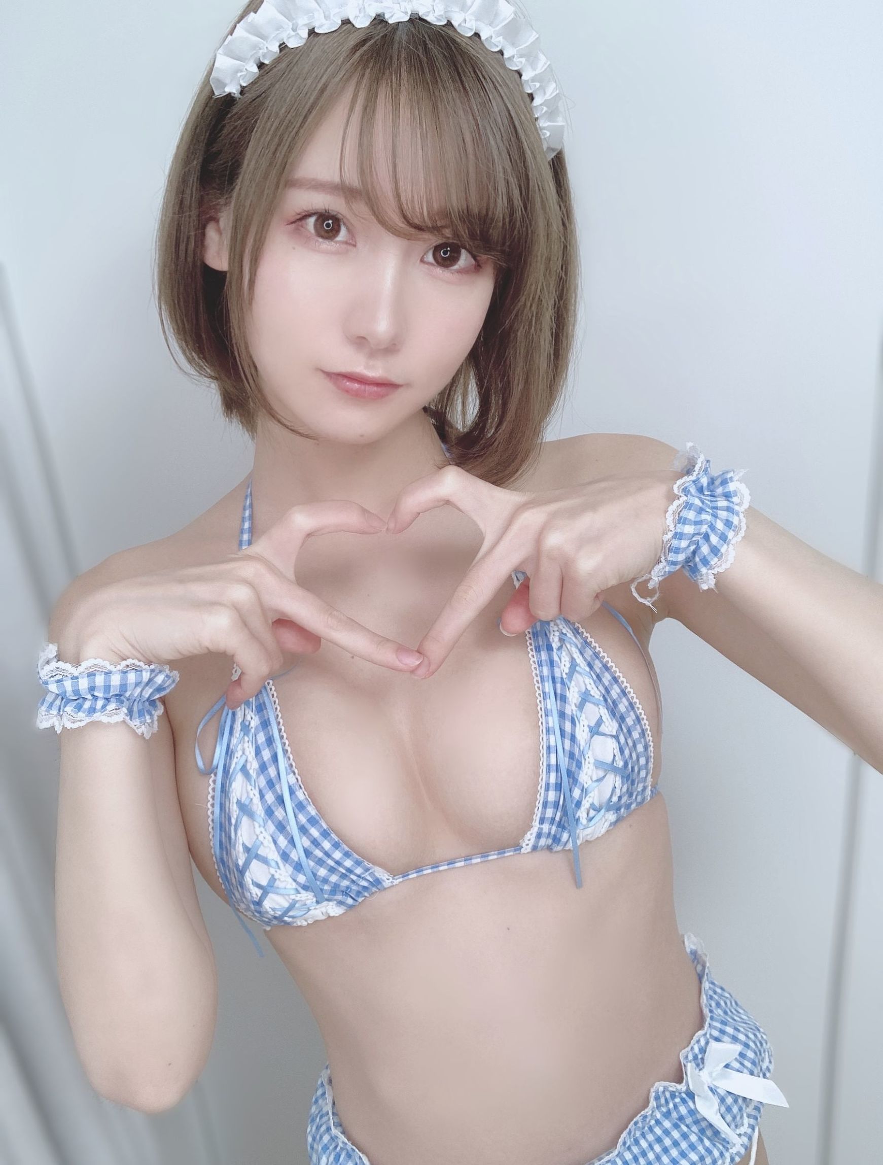 Internet Celebrity Coser] Japanese Sweet Beauty Coser Kenken [Fantia] 2020.09 Gingham Check