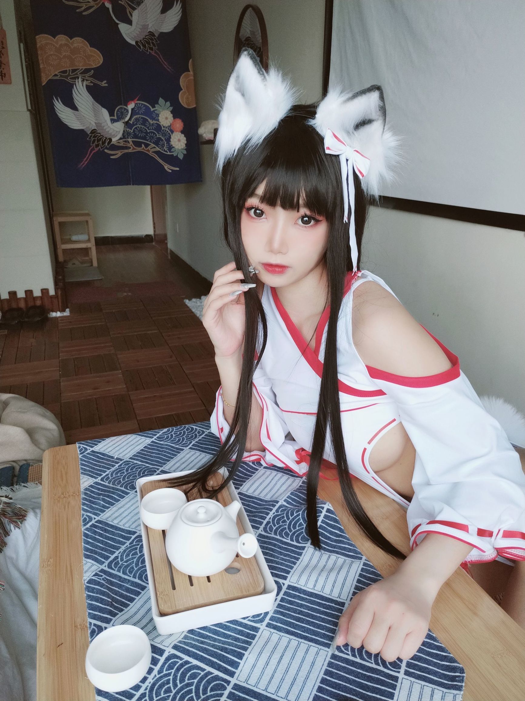 Coser Ngôi Sao Mạng] Cô Gái Đẹp Da Trắng Mịn - Yao Quỷ Thú - Nữ Phù Thủy Tai Cáo