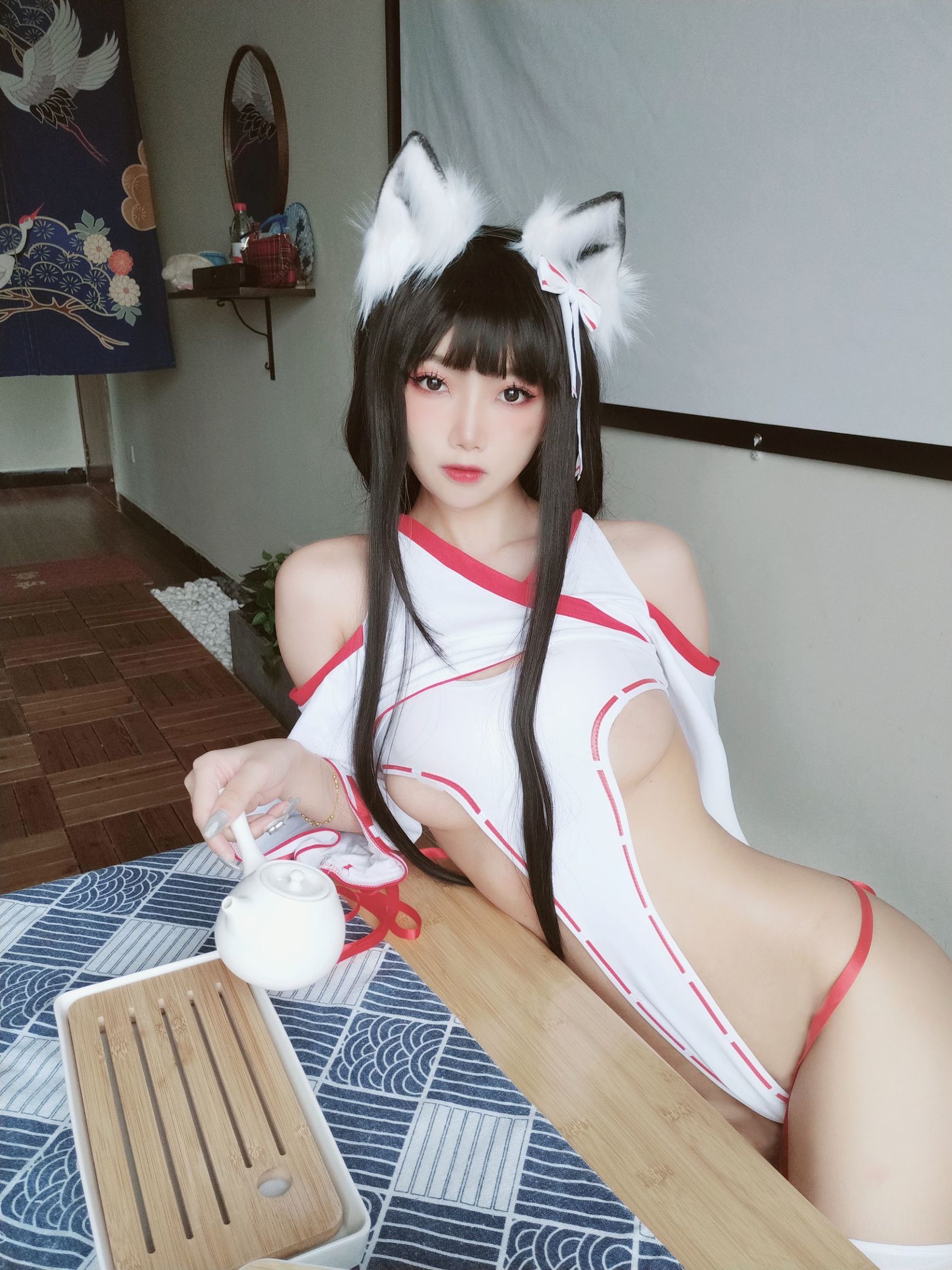 Coser Ngôi Sao Mạng] Cô Gái Đẹp Da Trắng Mịn - Yao Quỷ Thú - Nữ Phù Thủy Tai Cáo