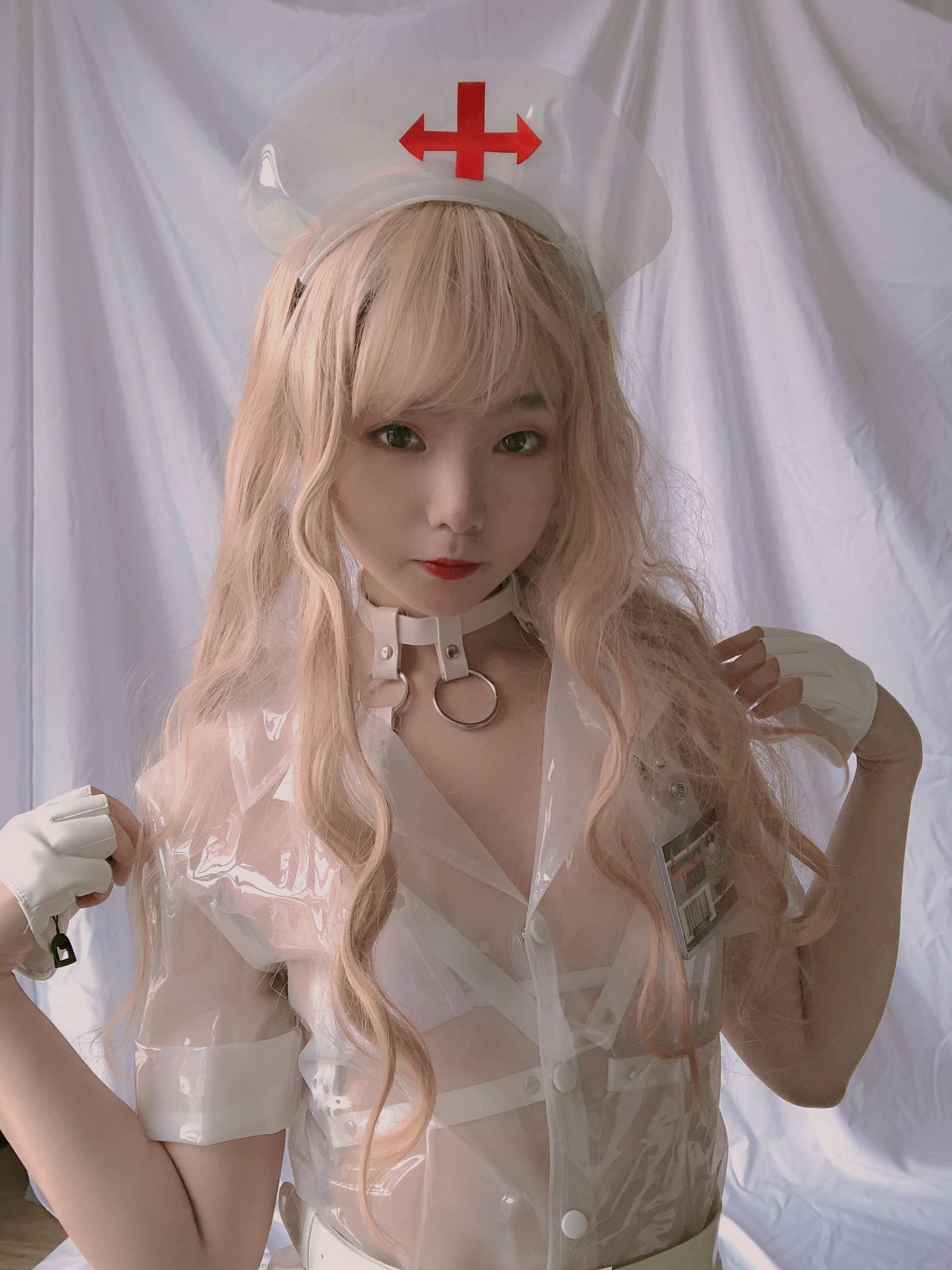 ネット紅人COSER] 萌妹は青水 - 歪萌ナース