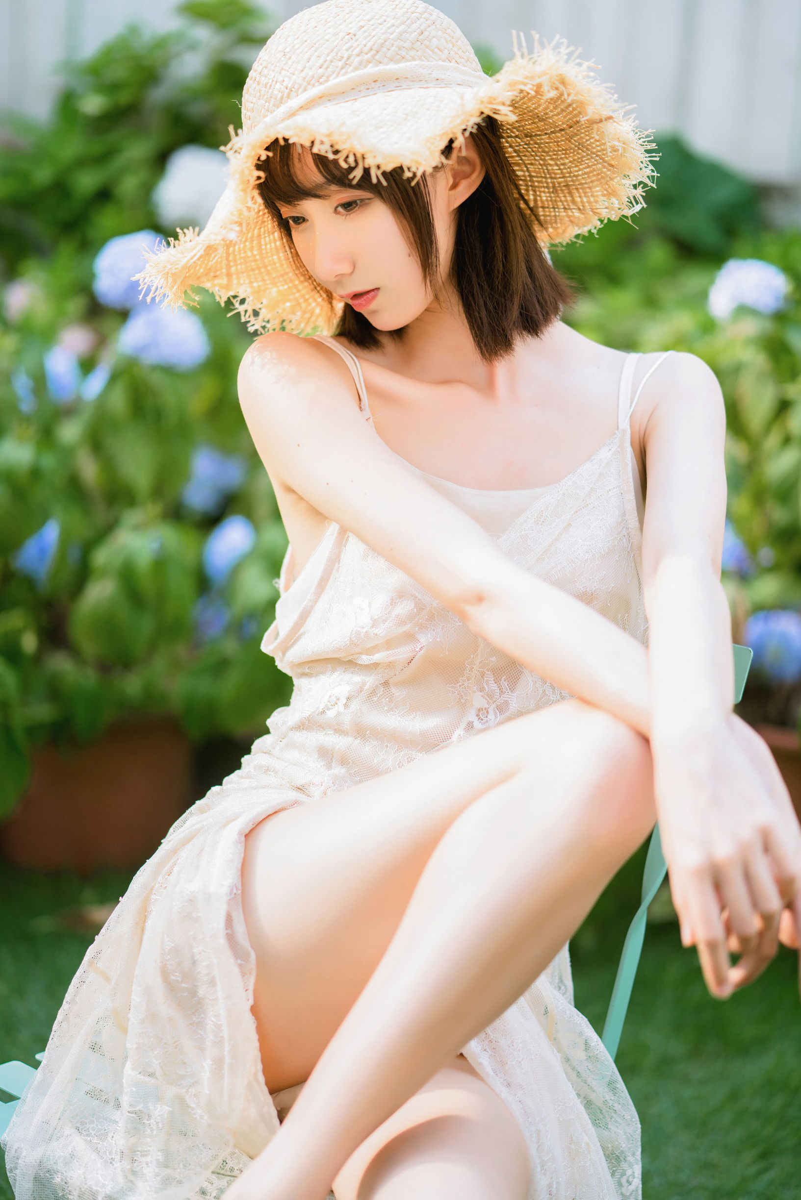 왕홍 COSER] 귀여운 스타일 아가씨 무미엔미엔OwO - 습윤한 미풍
