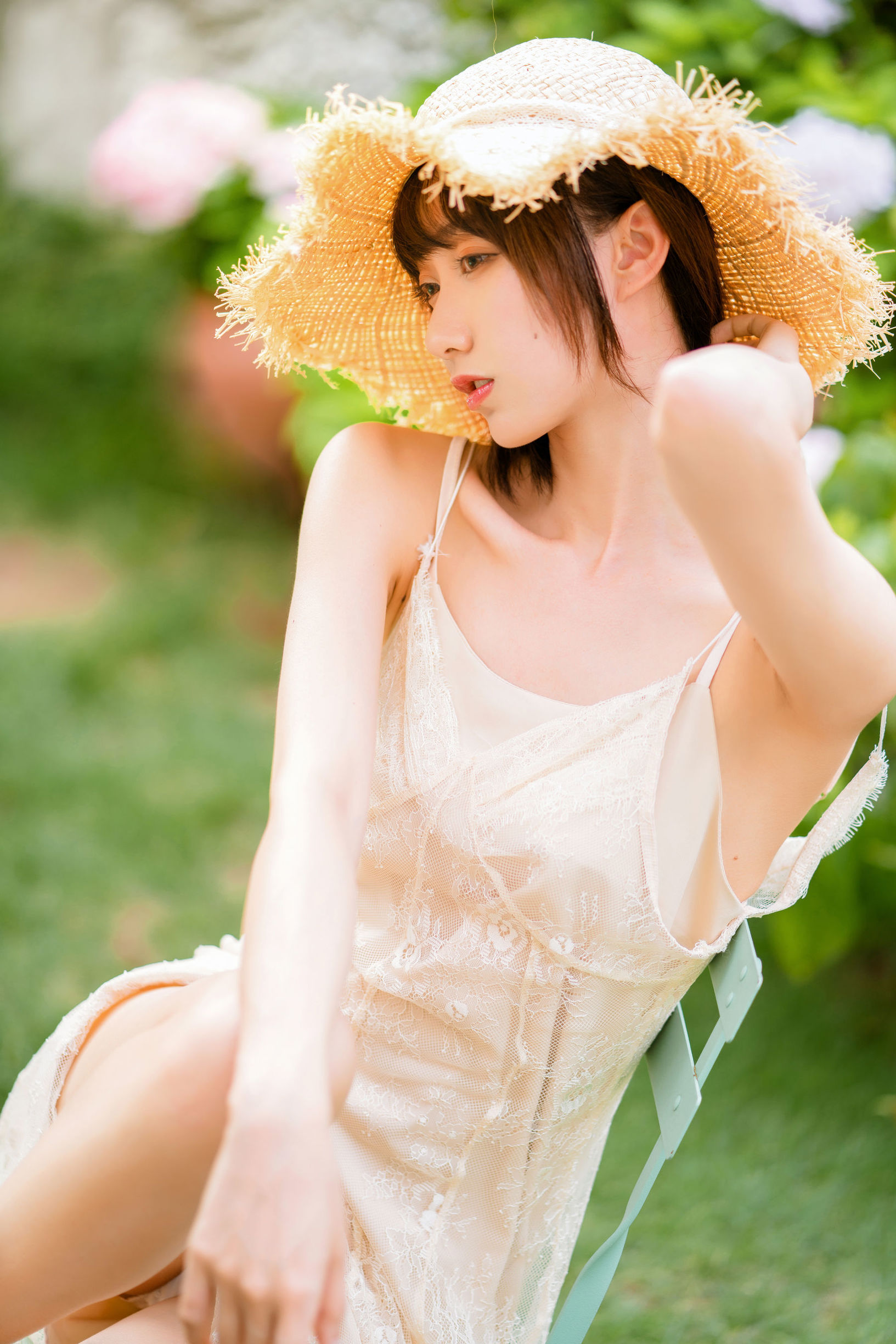 왕홍 COSER] 귀여운 스타일 아가씨 무미엔미엔OwO - 습윤한 미풍