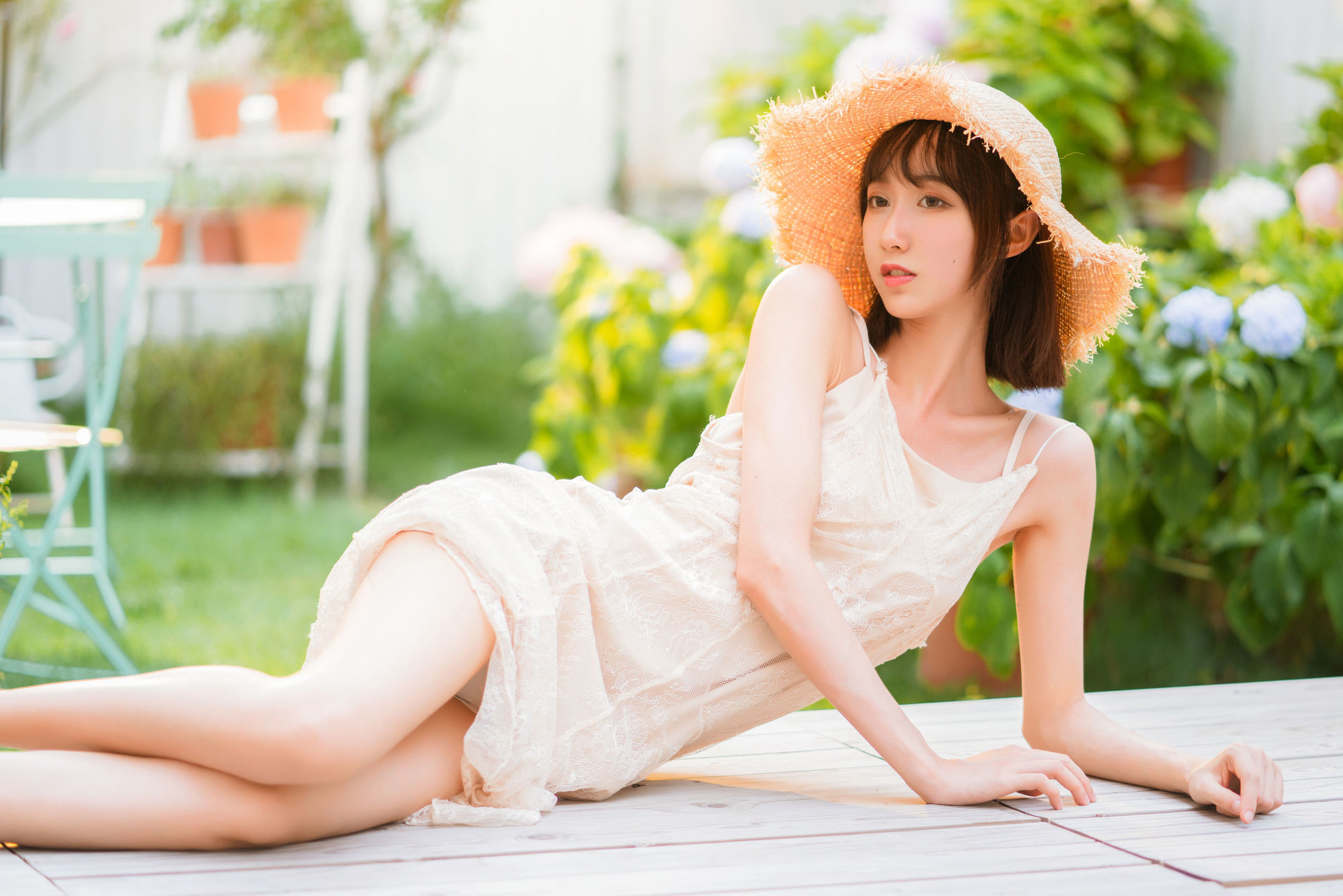 왕홍 COSER] 귀여운 스타일 아가씨 무미엔미엔OwO - 습윤한 미풍