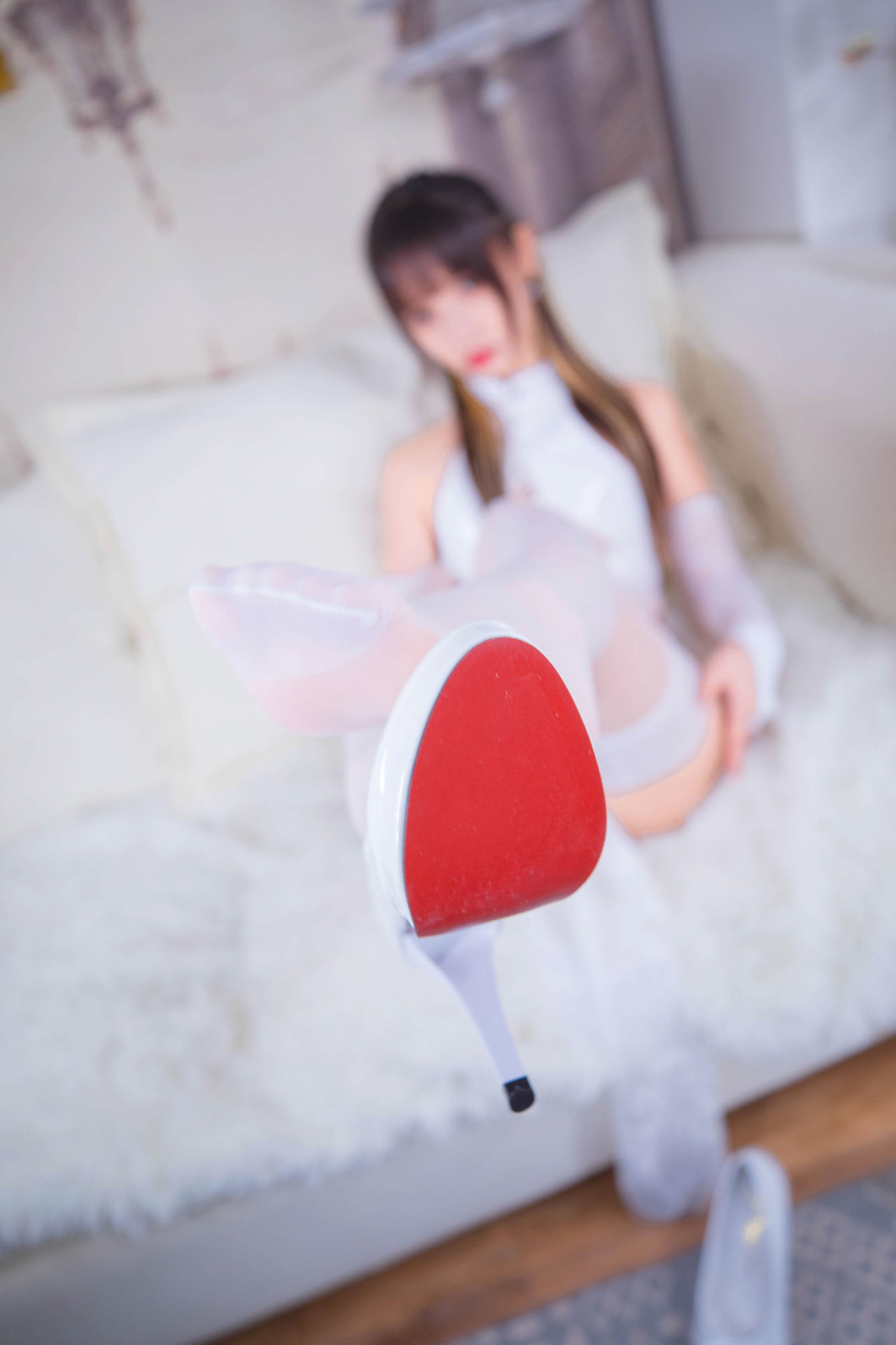 ネットレッド COSER] ロリータ神楽板真冬の風と月 - 白旗袍