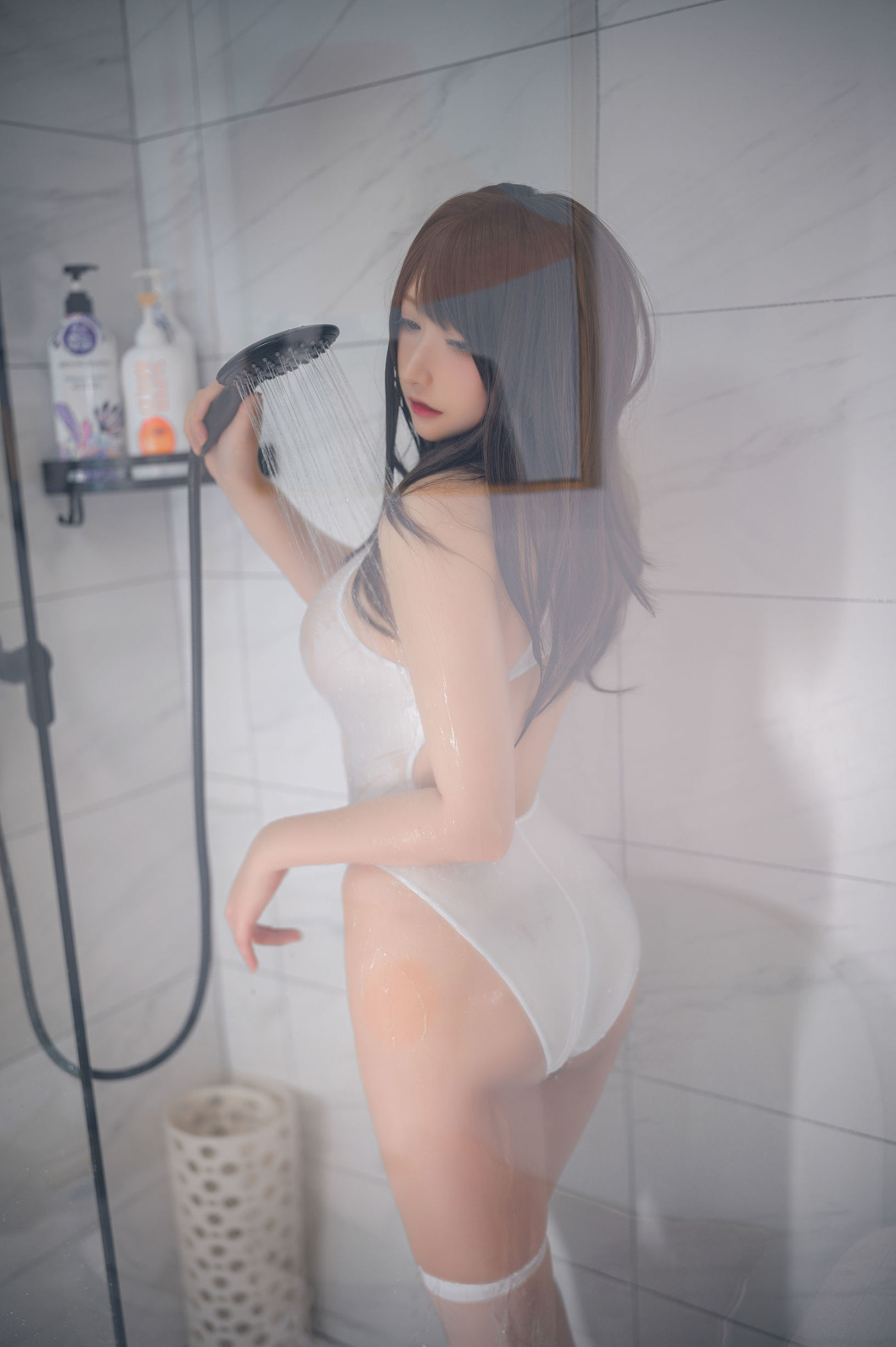 เน็ตไอดอลโคเซอร์] โคเซอร์หน้าตาดี念念_D - ชุดว่ายน้ำสีขาว