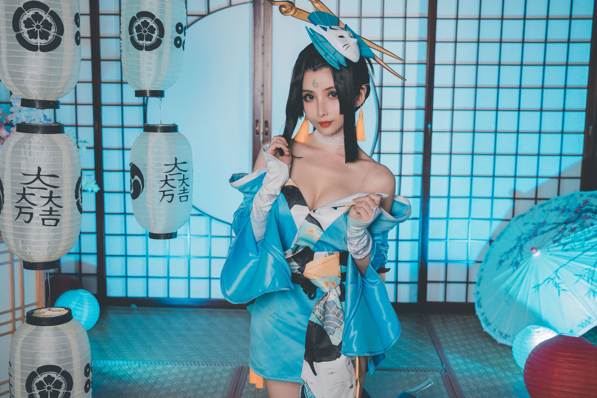網紅COSER] COS福利里奧科涼涼子 - 不知火舞魅語