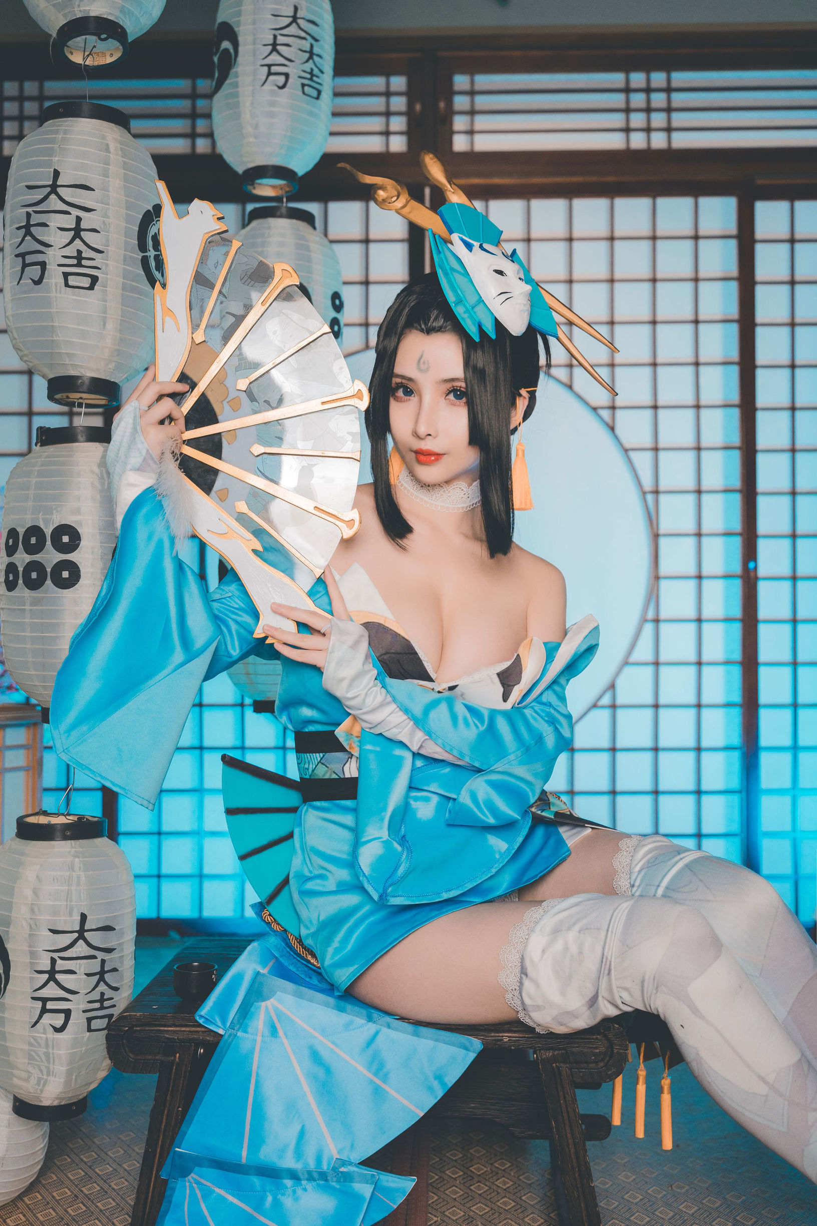 [网红COSER] COS福利rioko凉凉子 - 不知火舞魅语