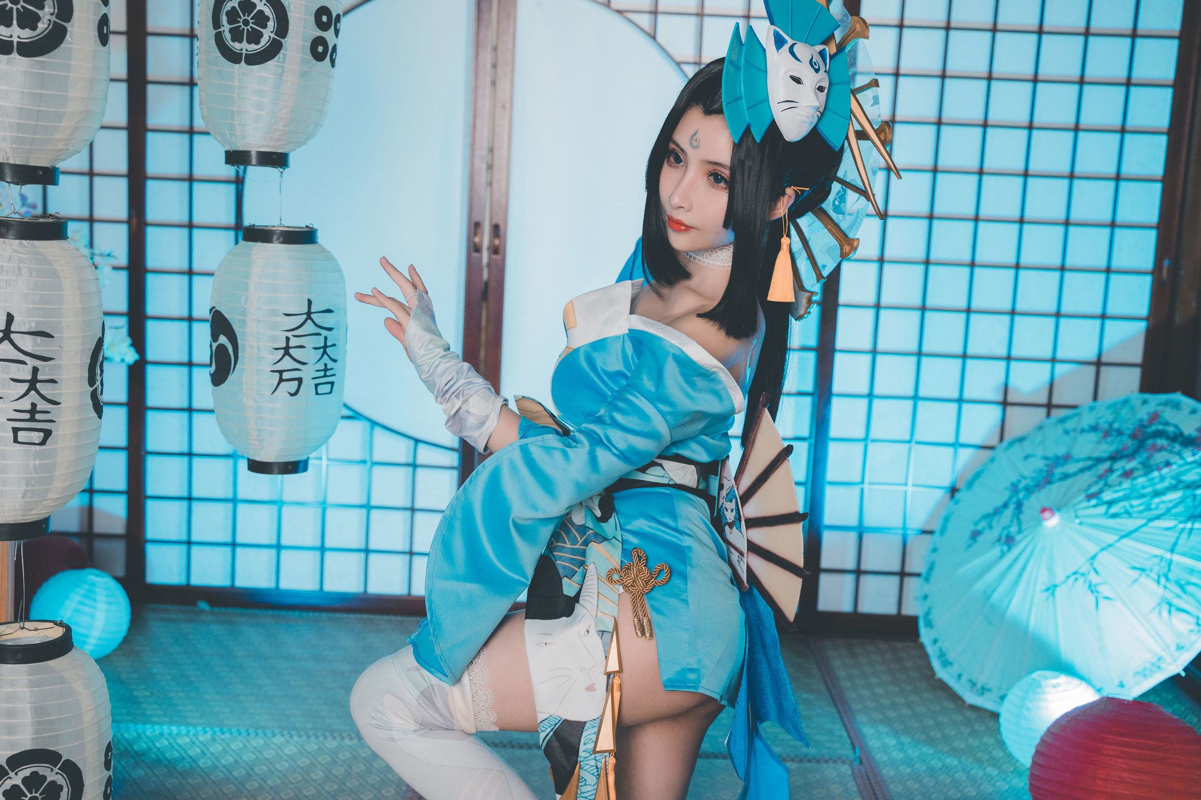 網紅COSER] COS福利里奧科涼涼子 - 不知火舞魅語