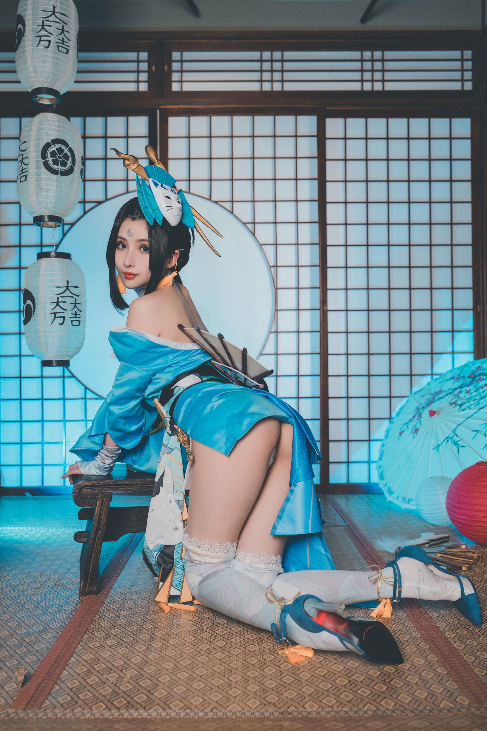 網紅COSER] COS福利里奧科涼涼子 - 不知火舞魅語