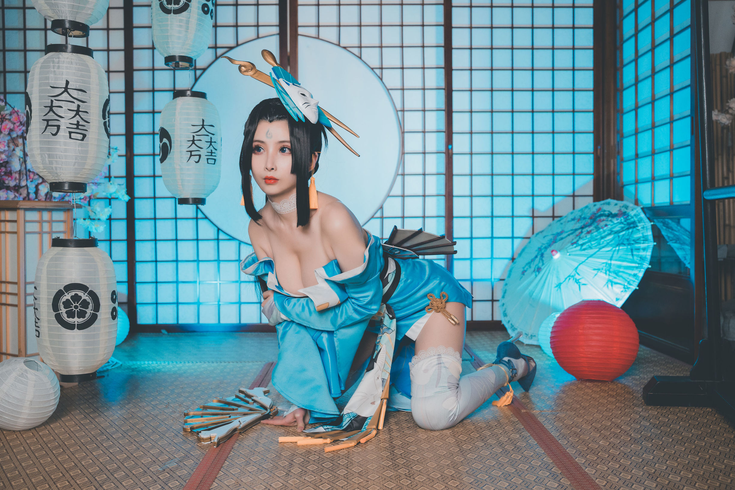 網紅COSER] COS福利里奧科涼涼子 - 不知火舞魅語