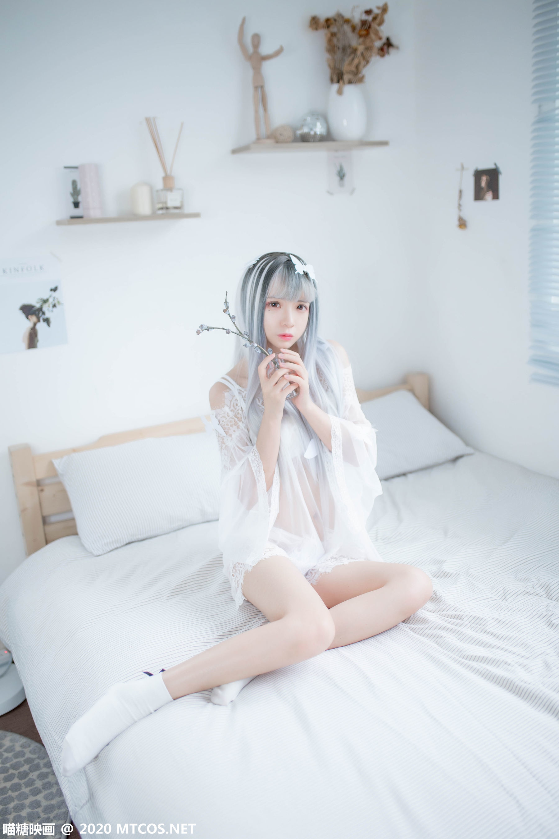 먀오탕영화] VOL.325 흰색 가제 치마
