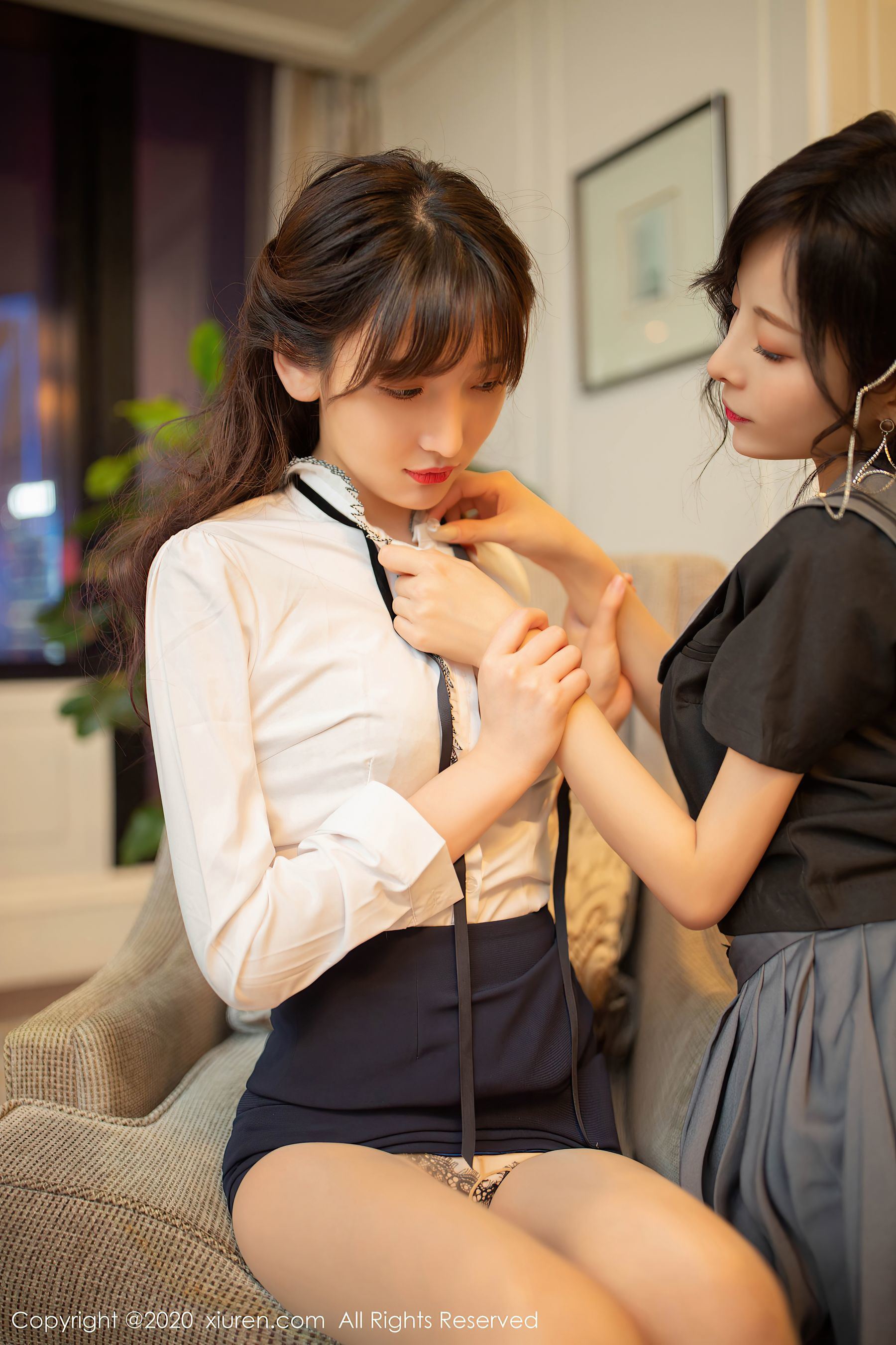 [秀人XiuRen] No.2626 陈小喵& 陆萱萱