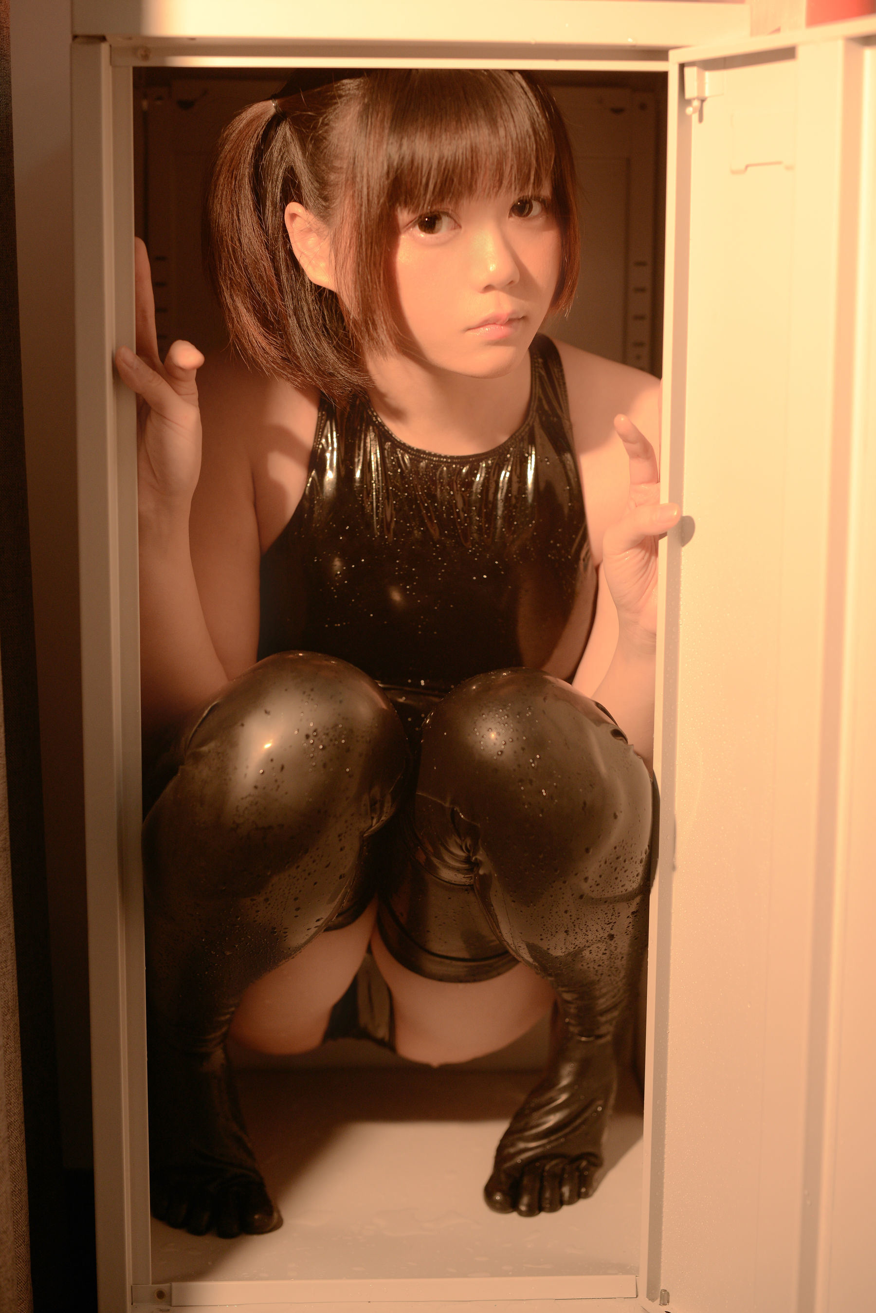 Cosplay] Kyou Niku Niku Vol.18 Latex Catsuit Girl Latex