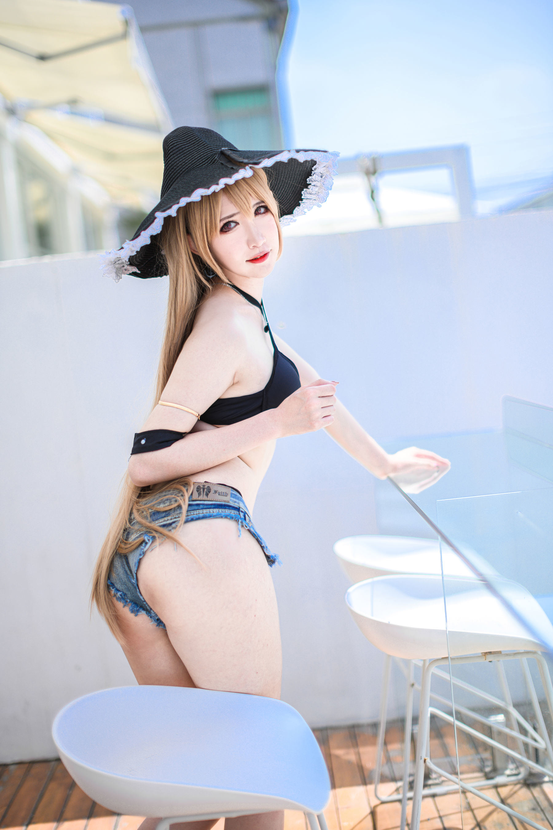 Cosplay] 動漫博主阮邑_Fairy - 讓巴爾泳裝