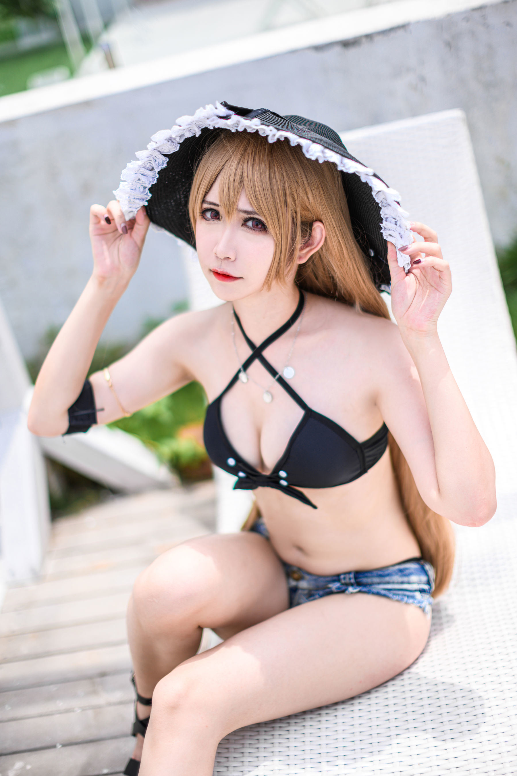 Cosplay] Anime Blogger Ruan Yi_Fairy - Jean-Paul Swimsuit