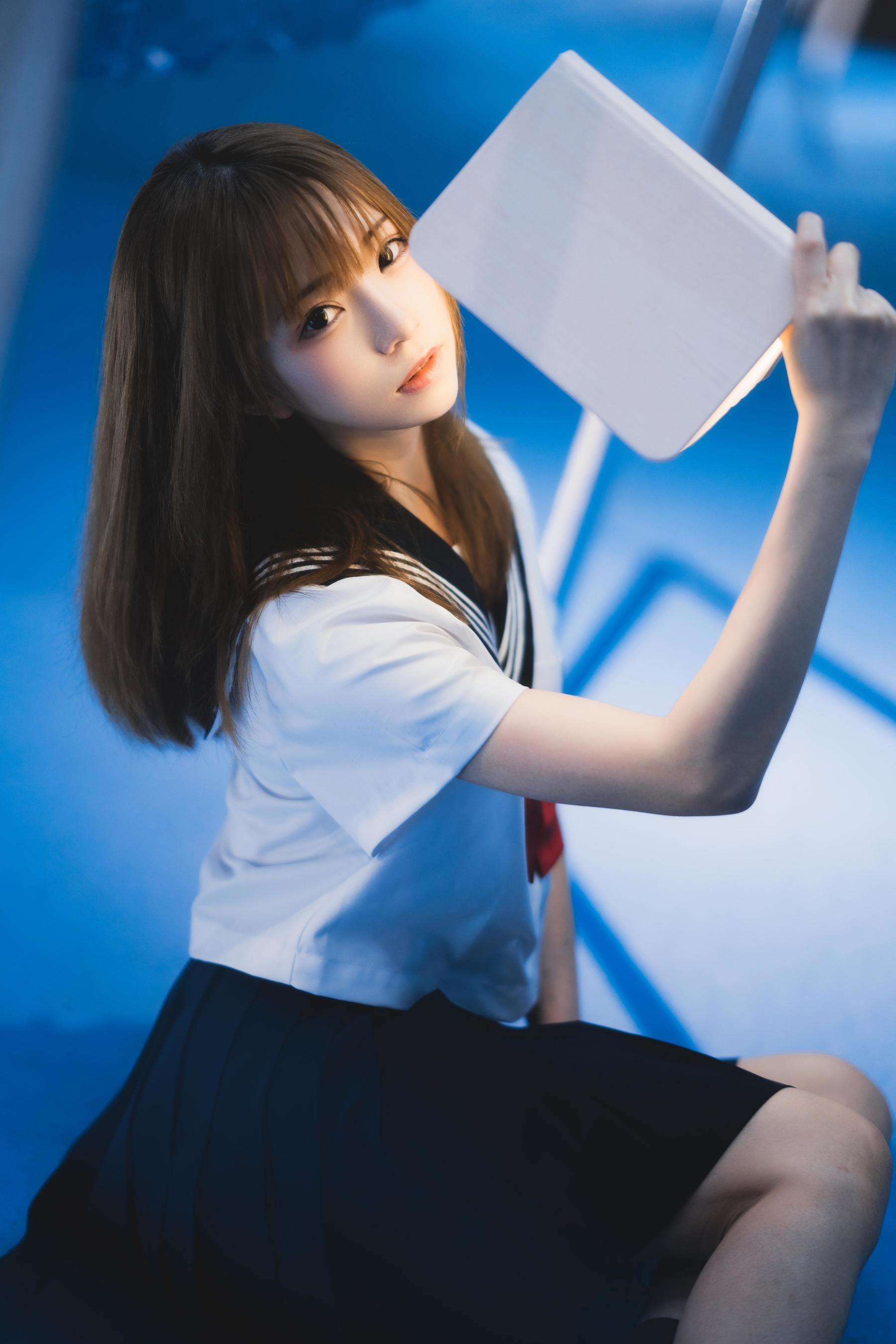 Cosplay] Anime Blogger Kitaro_绮太郎 - Seven Tenths Blue