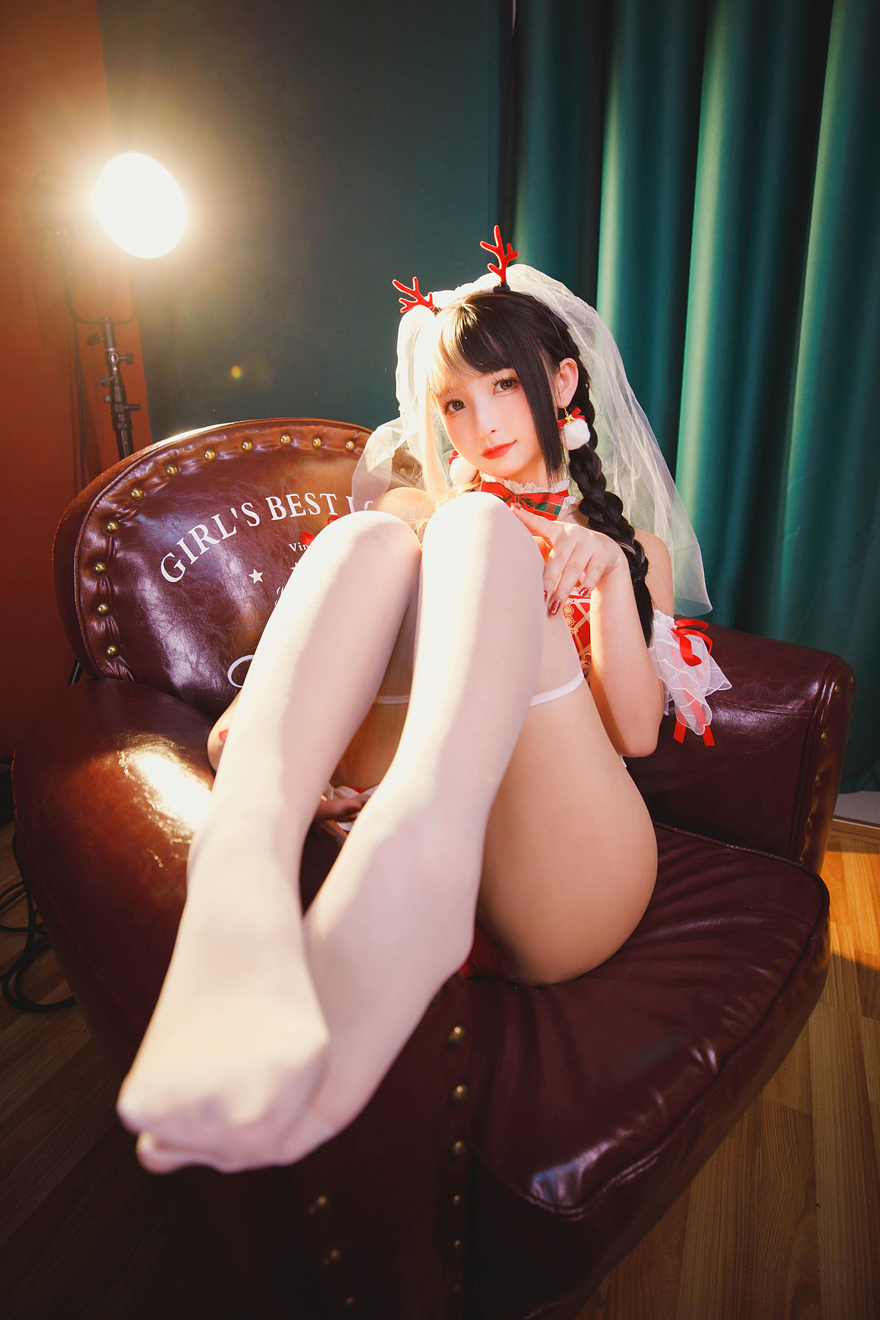 コスプレ] ロリ神楽板真冬の鹿の恩返し