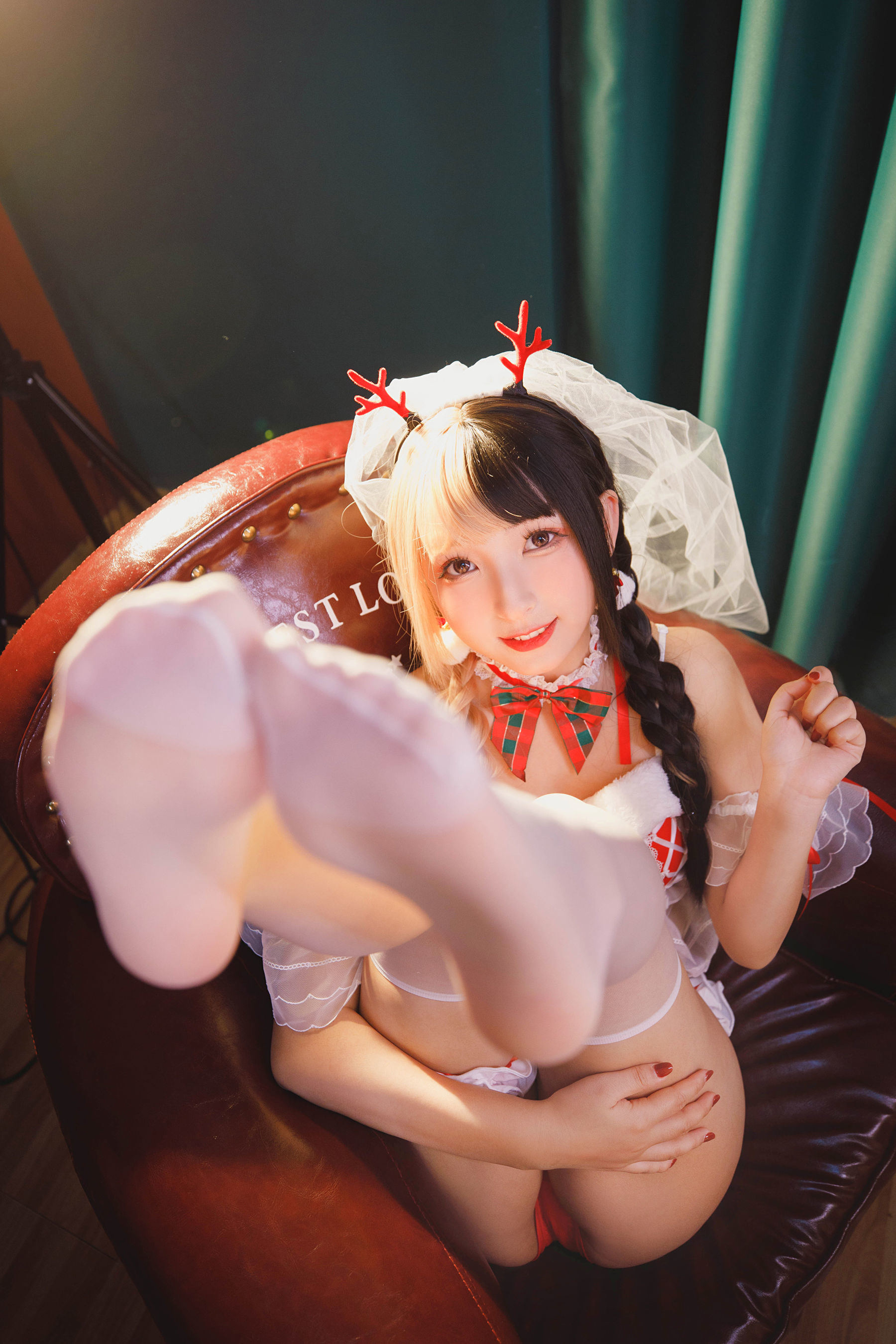 コスプレ] ロリ神楽板真冬の鹿の恩返し