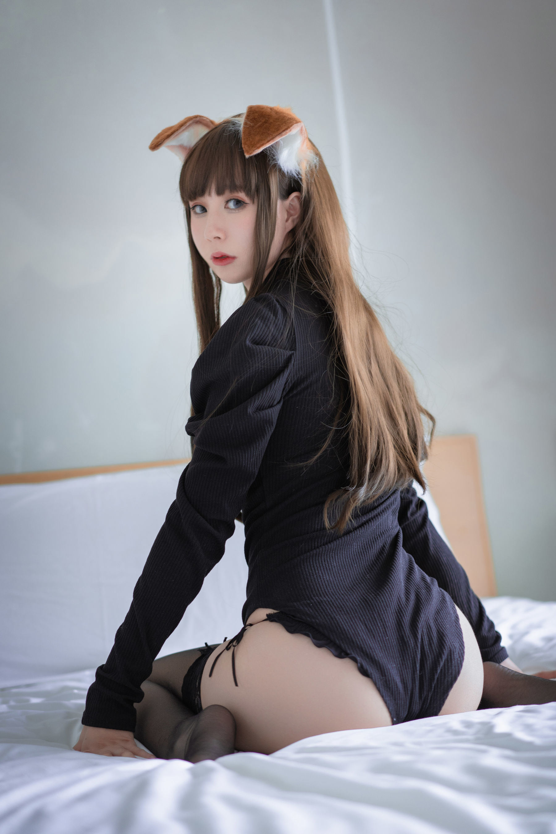 Cosplay] Saionji Nangō - Chó tai gấp đen liền thân