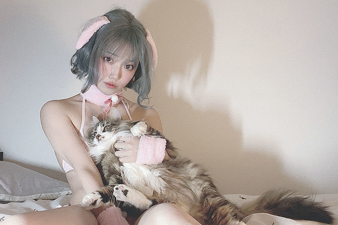 Cosplay] Anime Blogger Qie Qie Celia - Rabbit Underwear