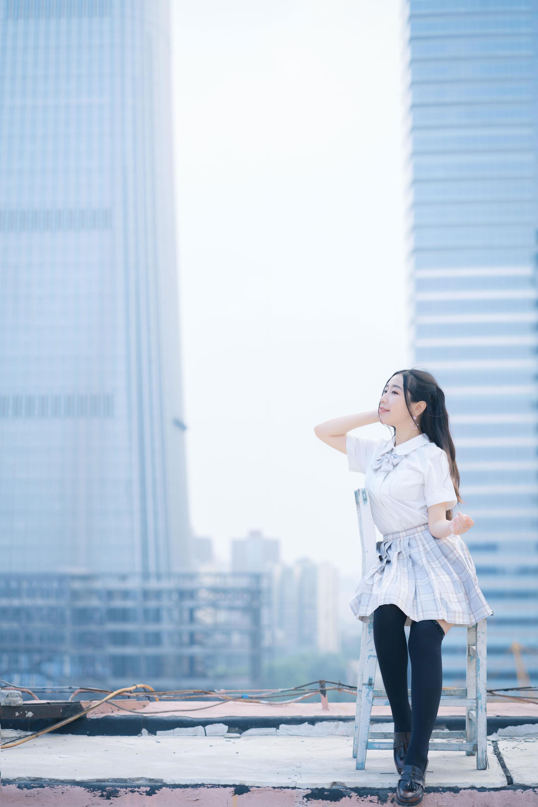 Cosplay] 動漫博主穆零Mu0 - 天台jk