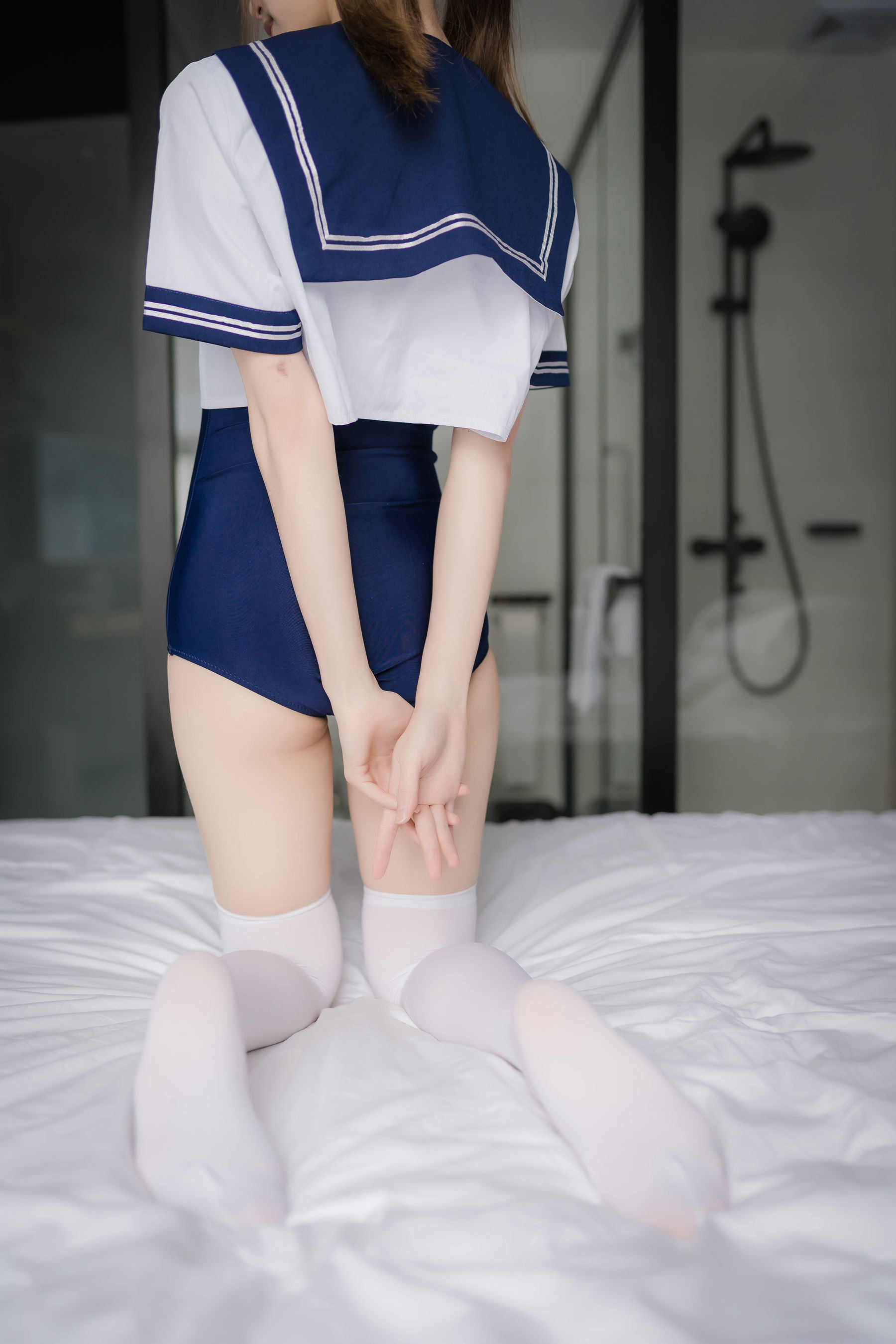 Cosplay] 動漫博主Kitaro_綺太郎 - 泳裝JK