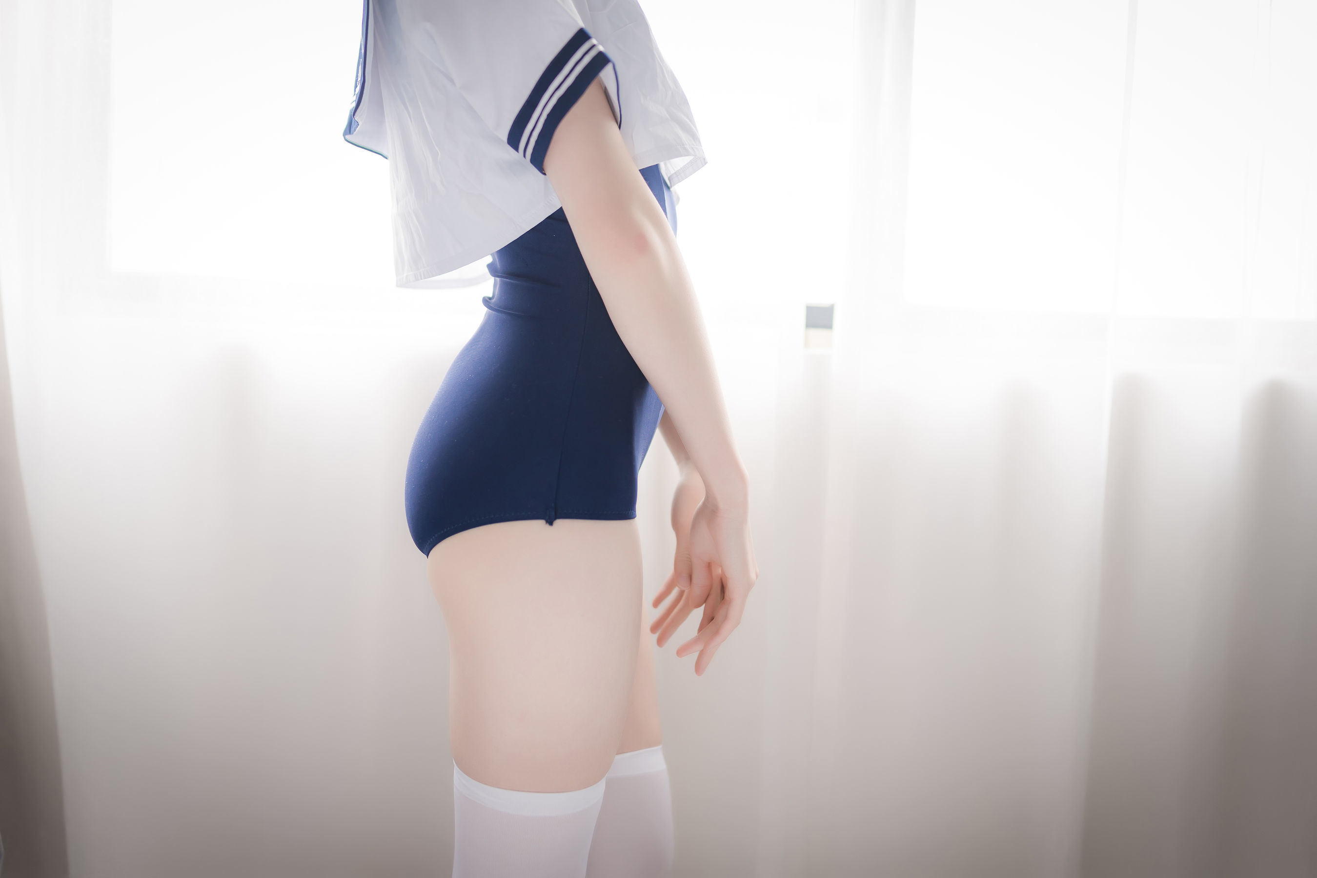 Cosplay] 動漫博主Kitaro_綺太郎 - 泳裝JK