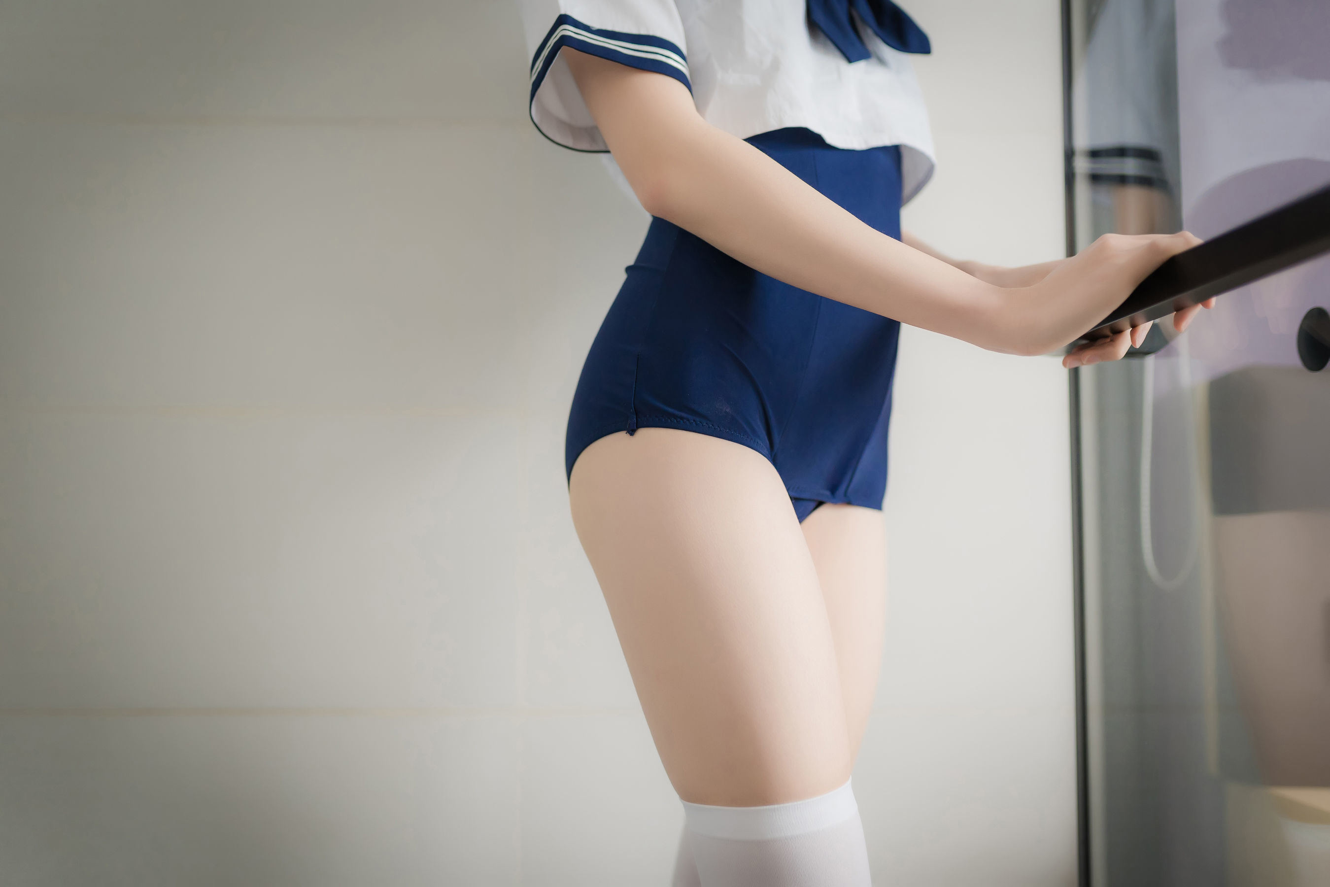 Cosplay] 動漫博主Kitaro_綺太郎 - 泳裝JK