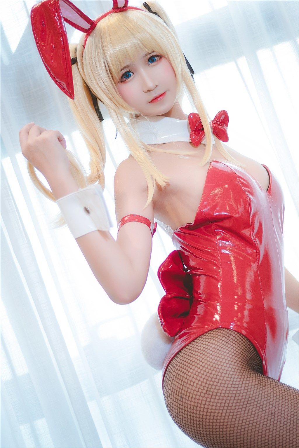 コスプレ] ウェイボー妹子三度_69 - 黒シルクバニーガール