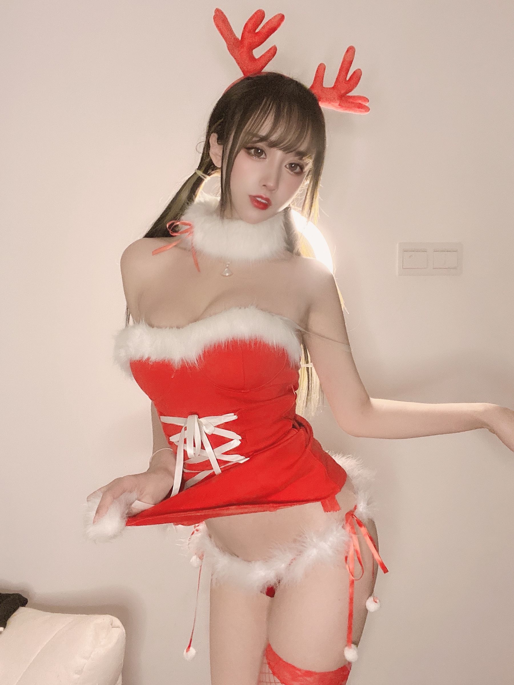 Cosplay] Douyu Mixianxian Sama - Christmas Special
