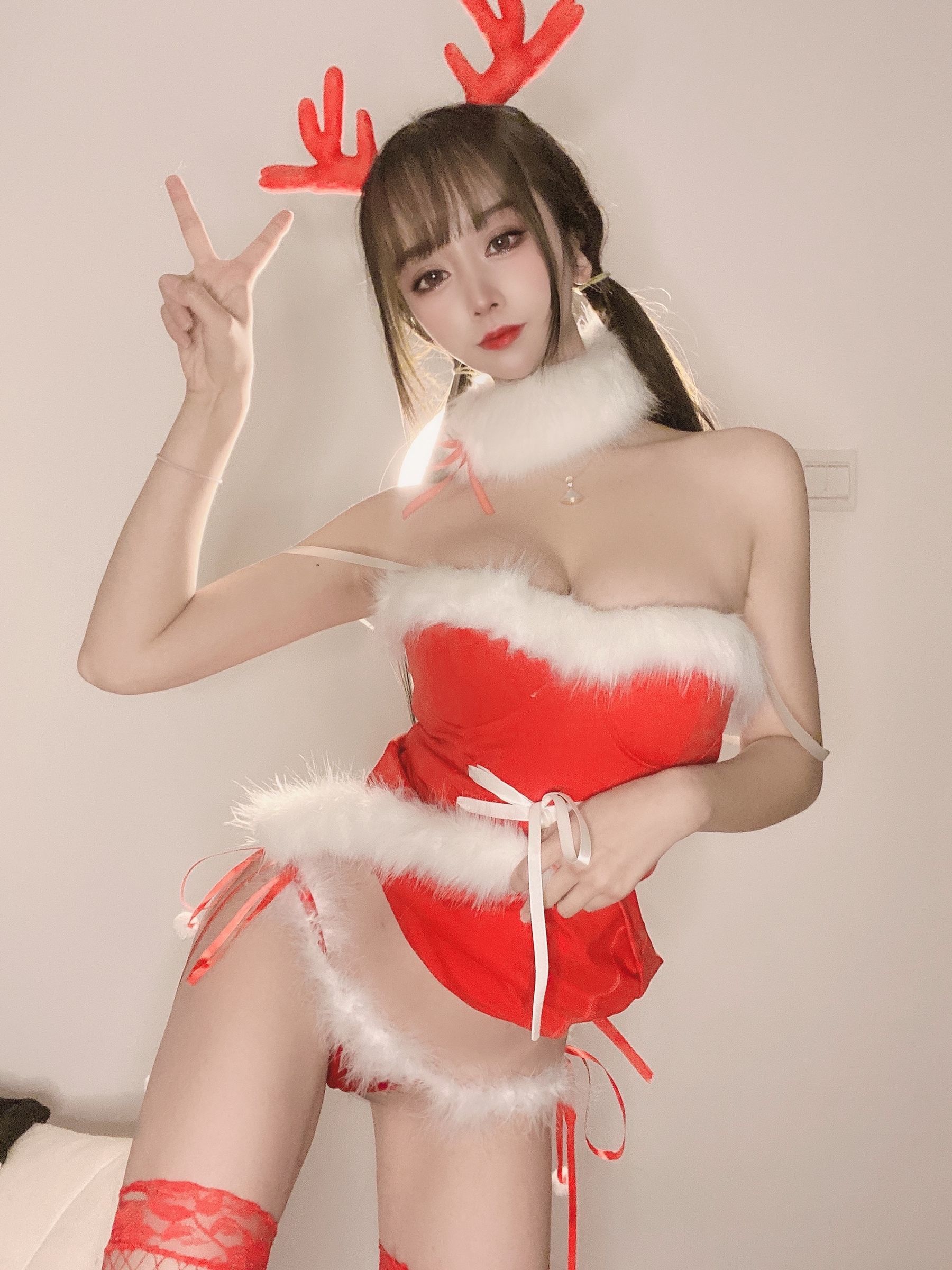 Cosplay] Đấu Ngư Mi Tiên Tiên Sama - Đặc biệt Giáng sinh