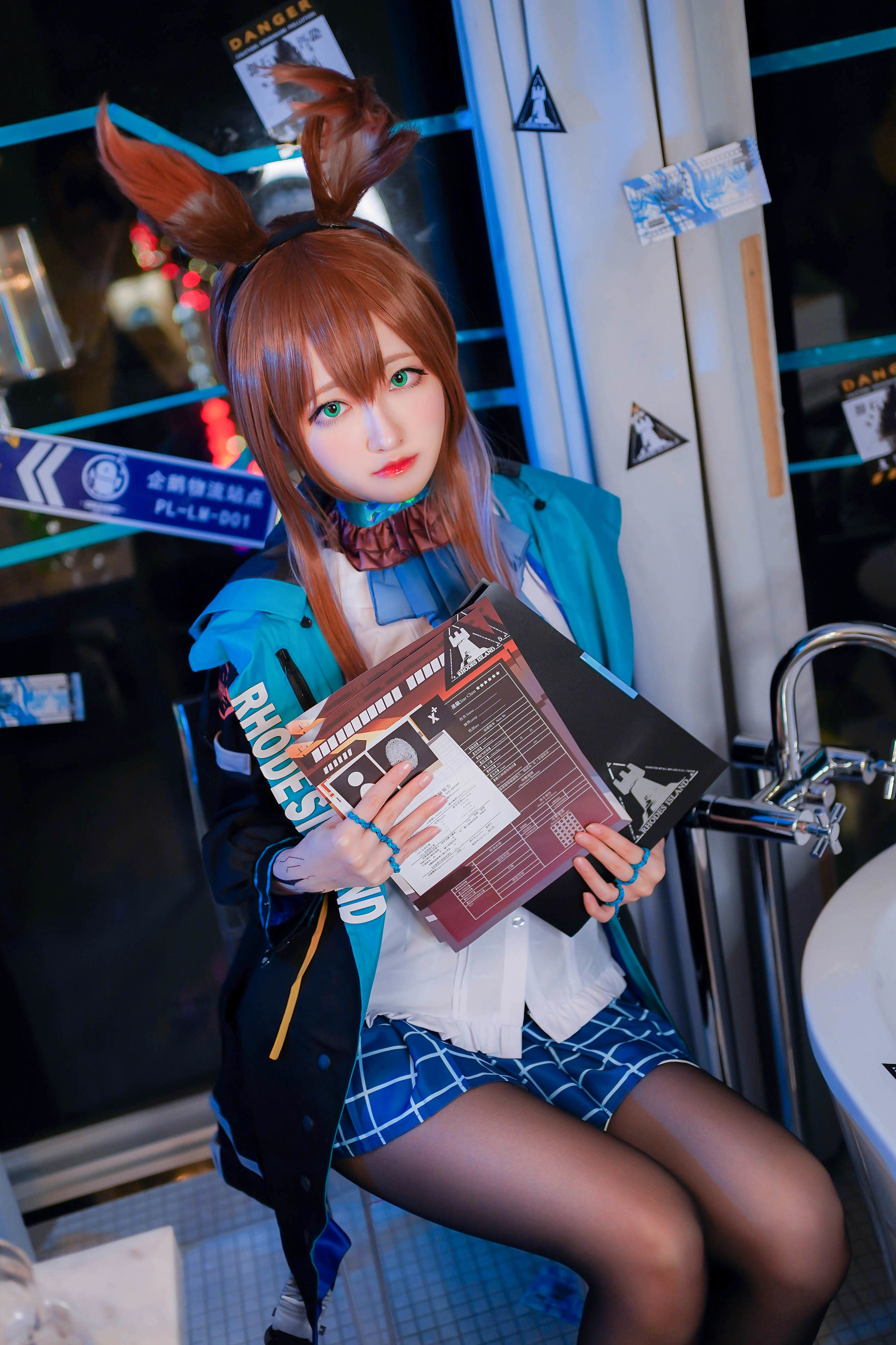 コスプレ] COSめいこArtyヤティ - 黒ストッキングのバニーガール
