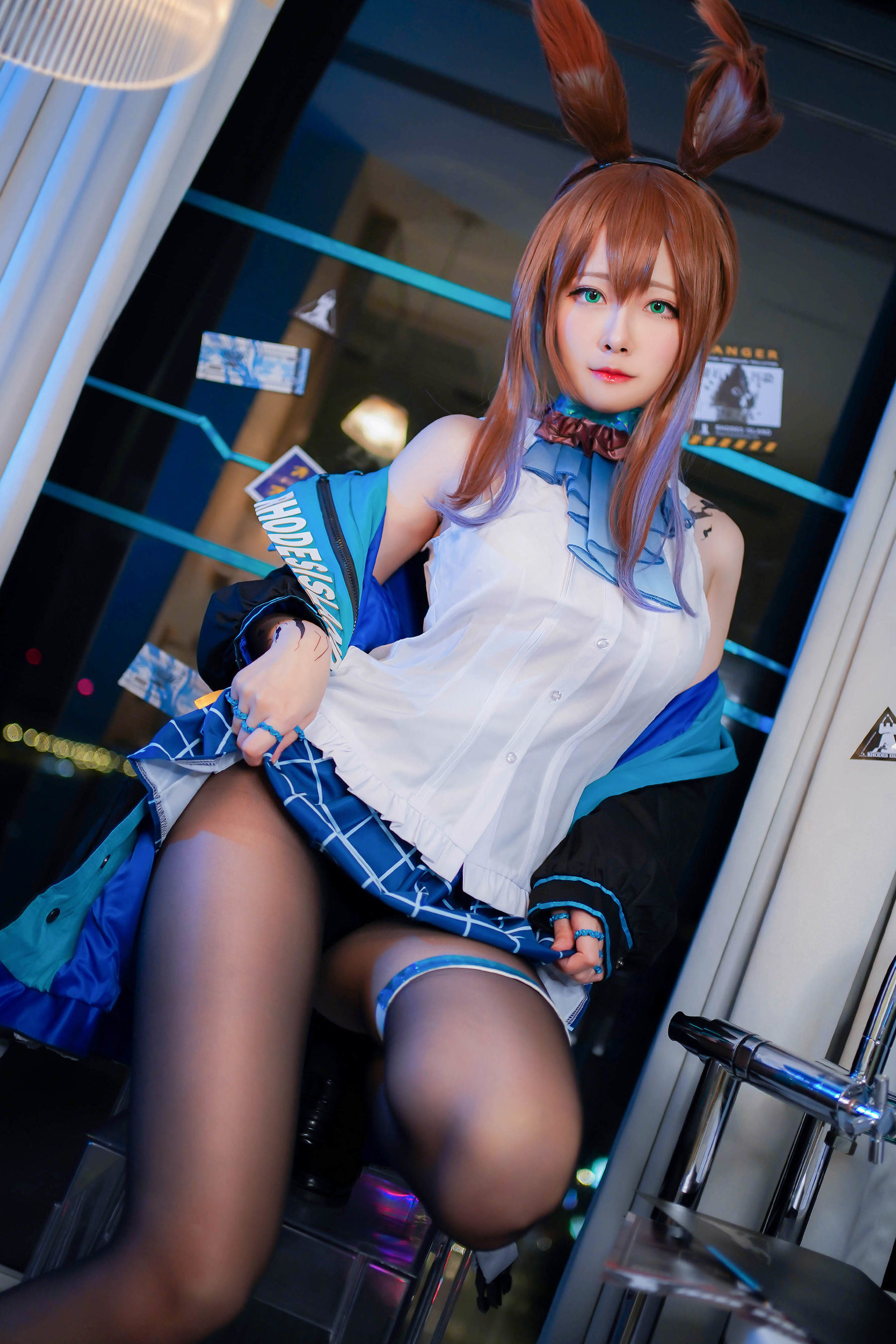 コスプレ] COSめいこArtyヤティ - 黒ストッキングのバニーガール