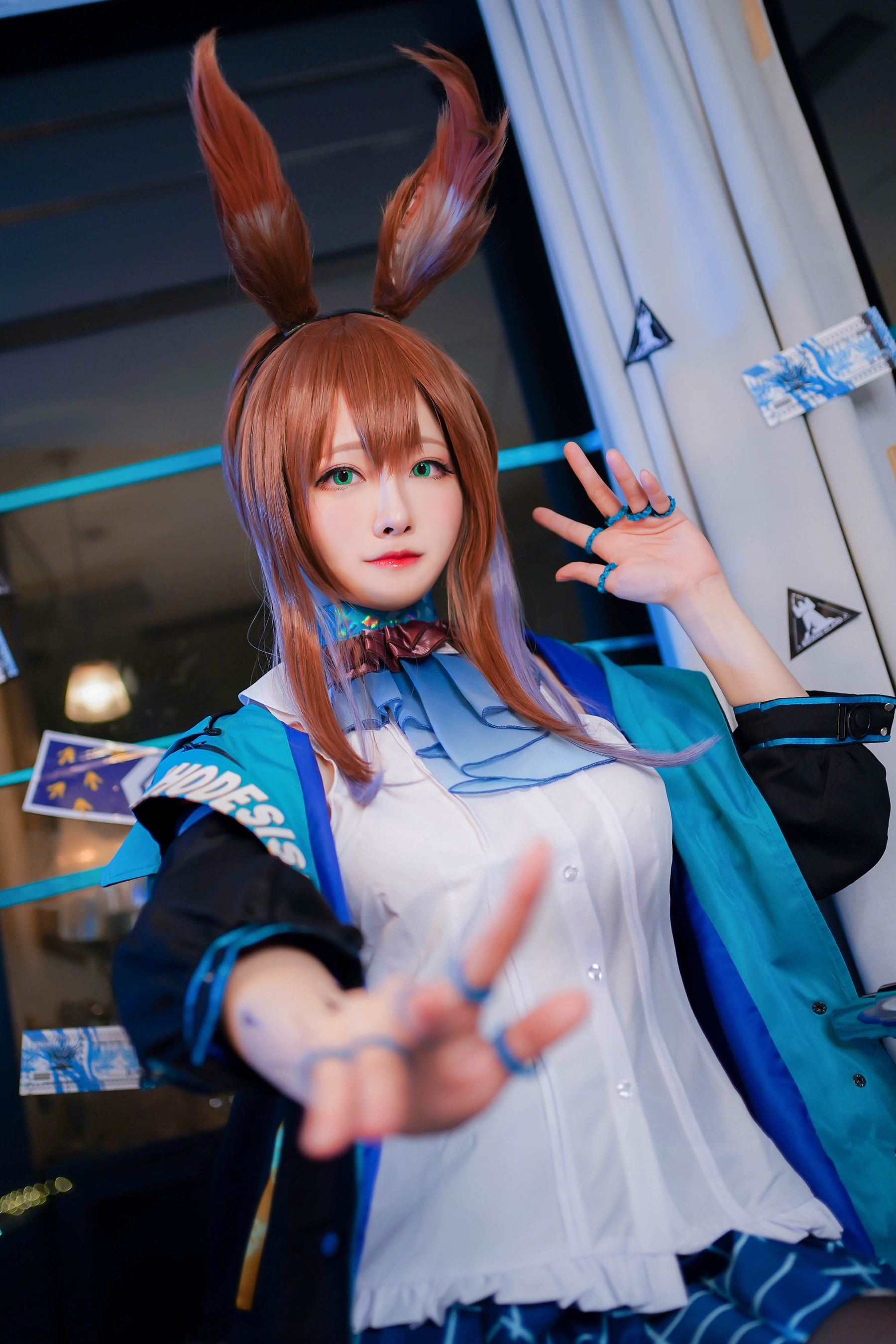 コスプレ] COSめいこArtyヤティ - 黒ストッキングのバニーガール