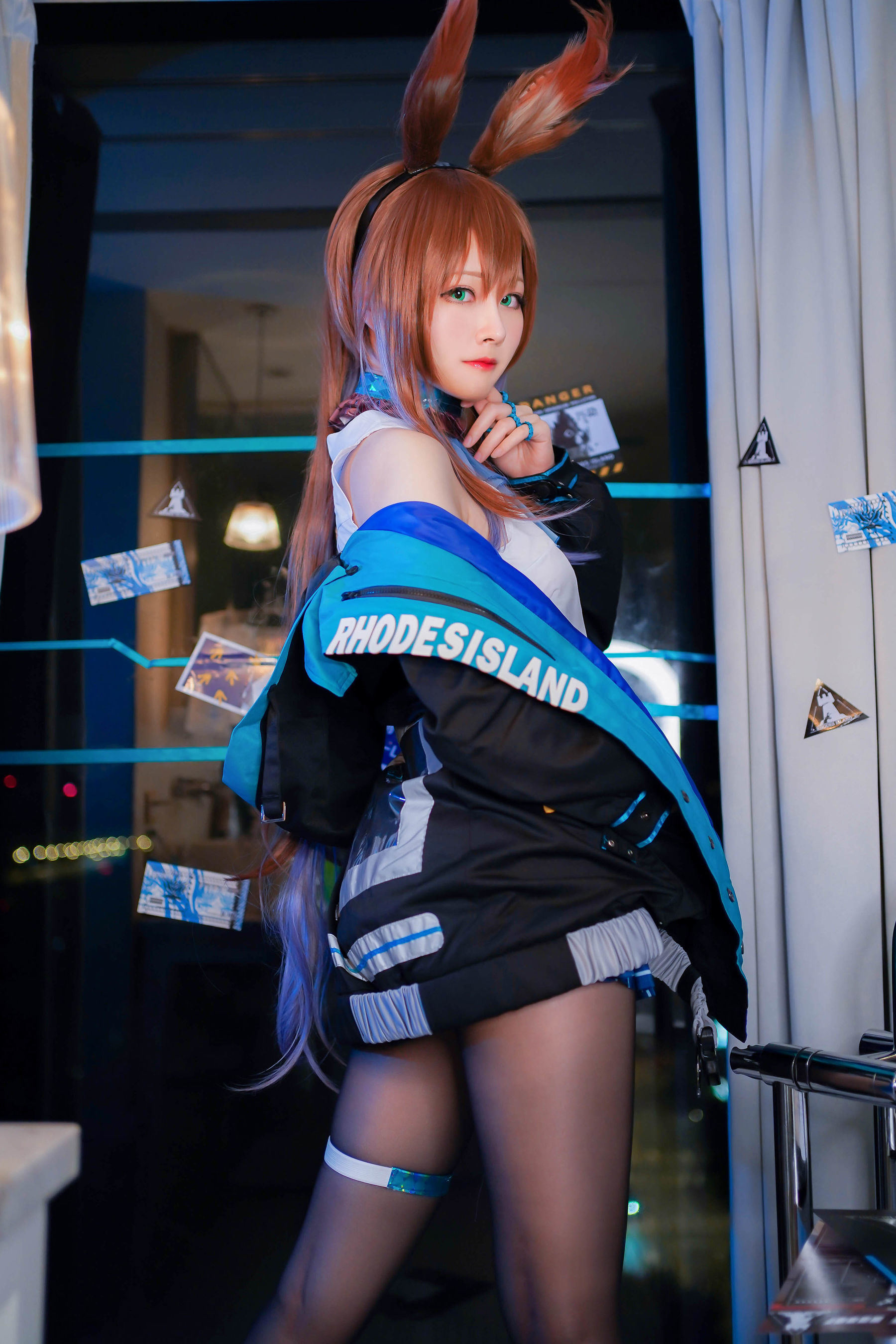 コスプレ] COSめいこArtyヤティ - 黒ストッキングのバニーガール