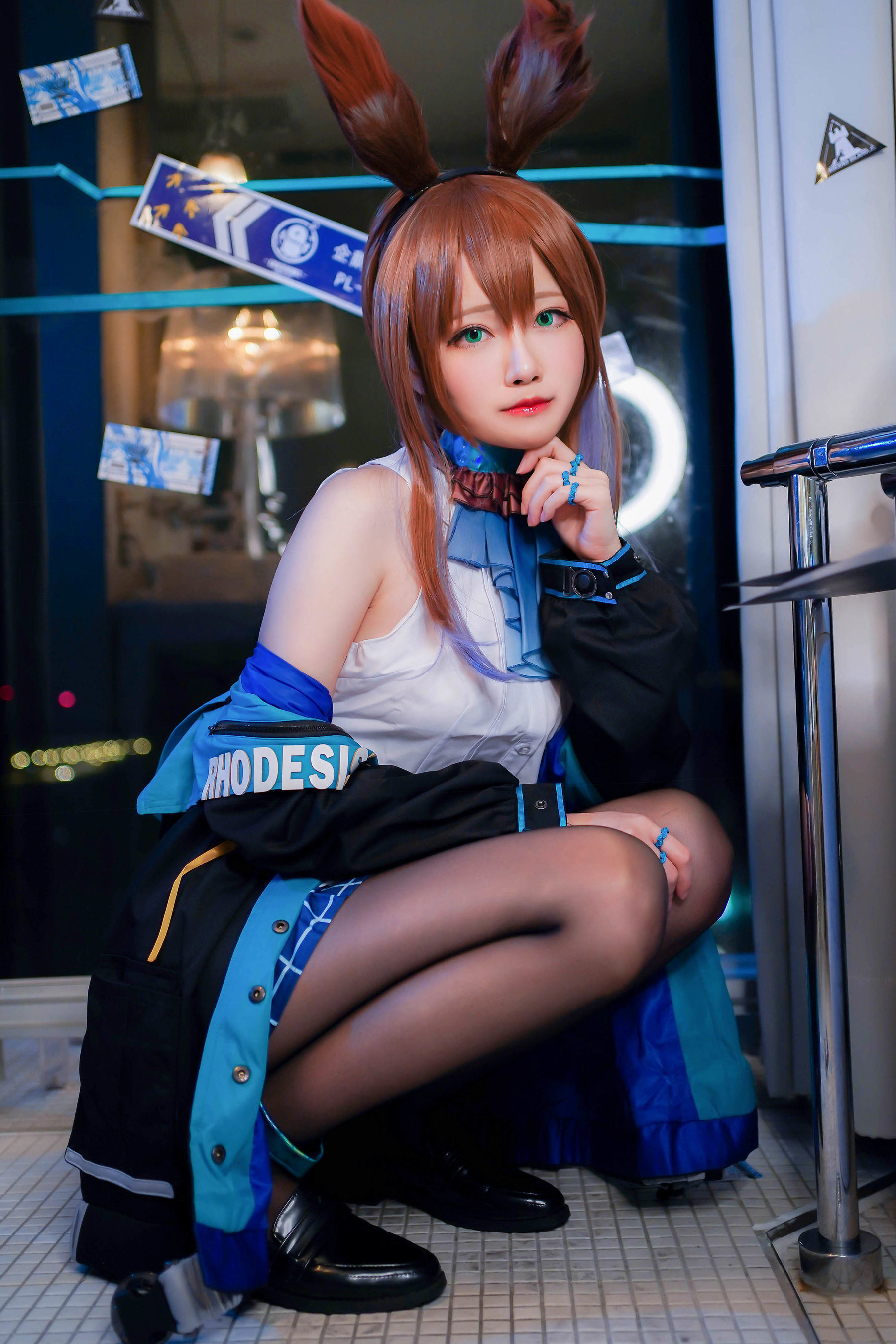コスプレ] COSめいこArtyヤティ - 黒ストッキングのバニーガール