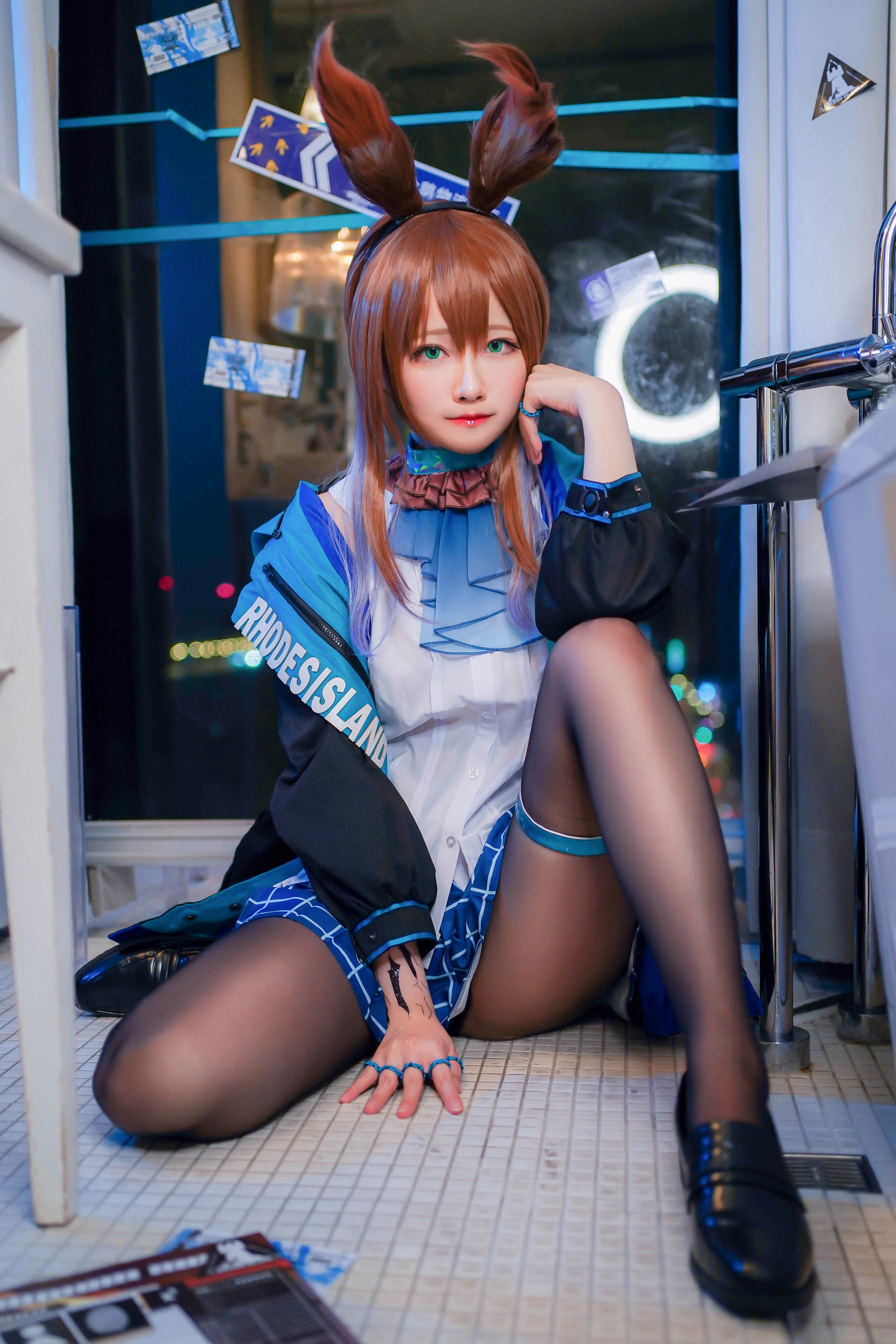 コスプレ] COSめいこArtyヤティ - 黒ストッキングのバニーガール