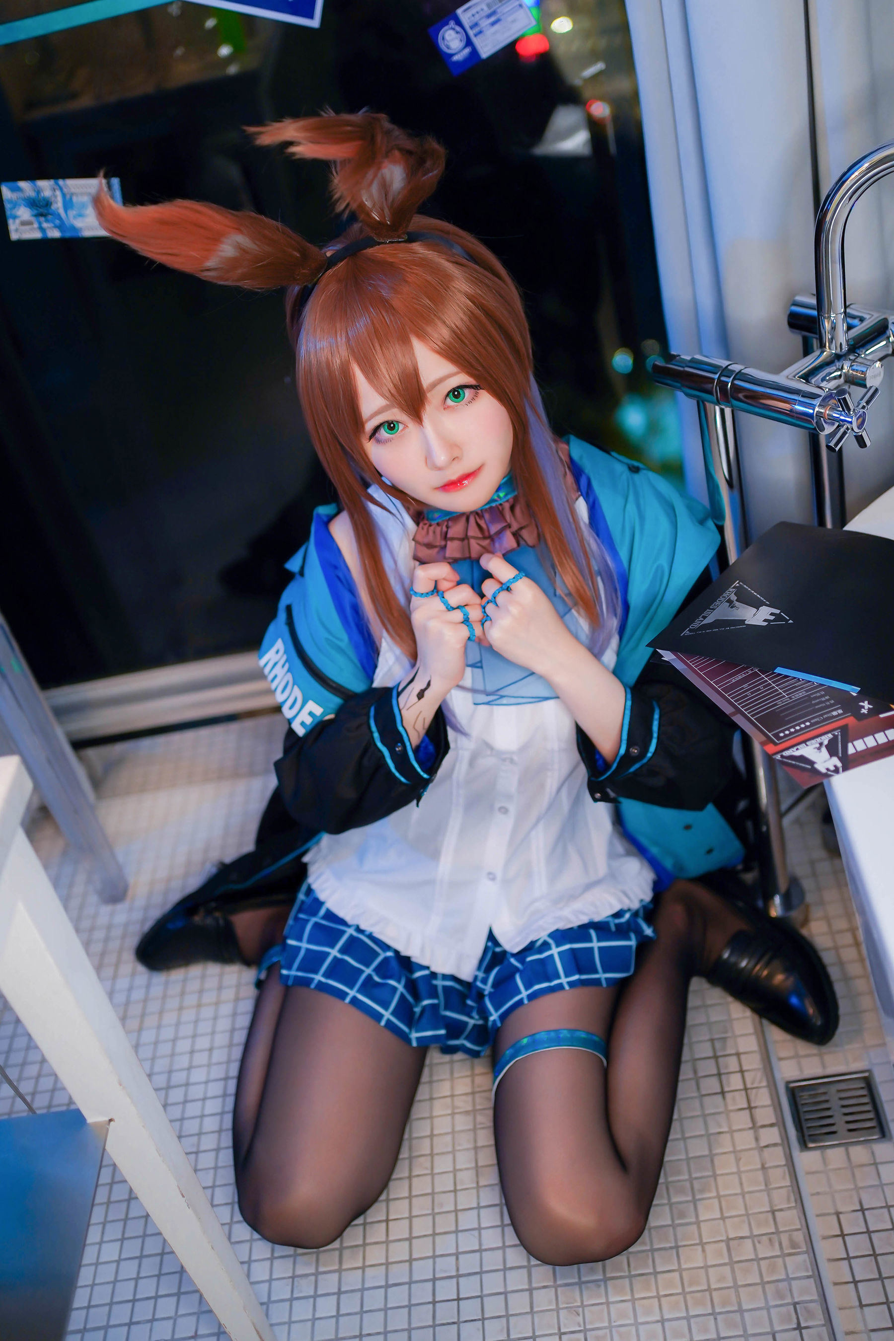コスプレ] COSめいこArtyヤティ - 黒ストッキングのバニーガール
