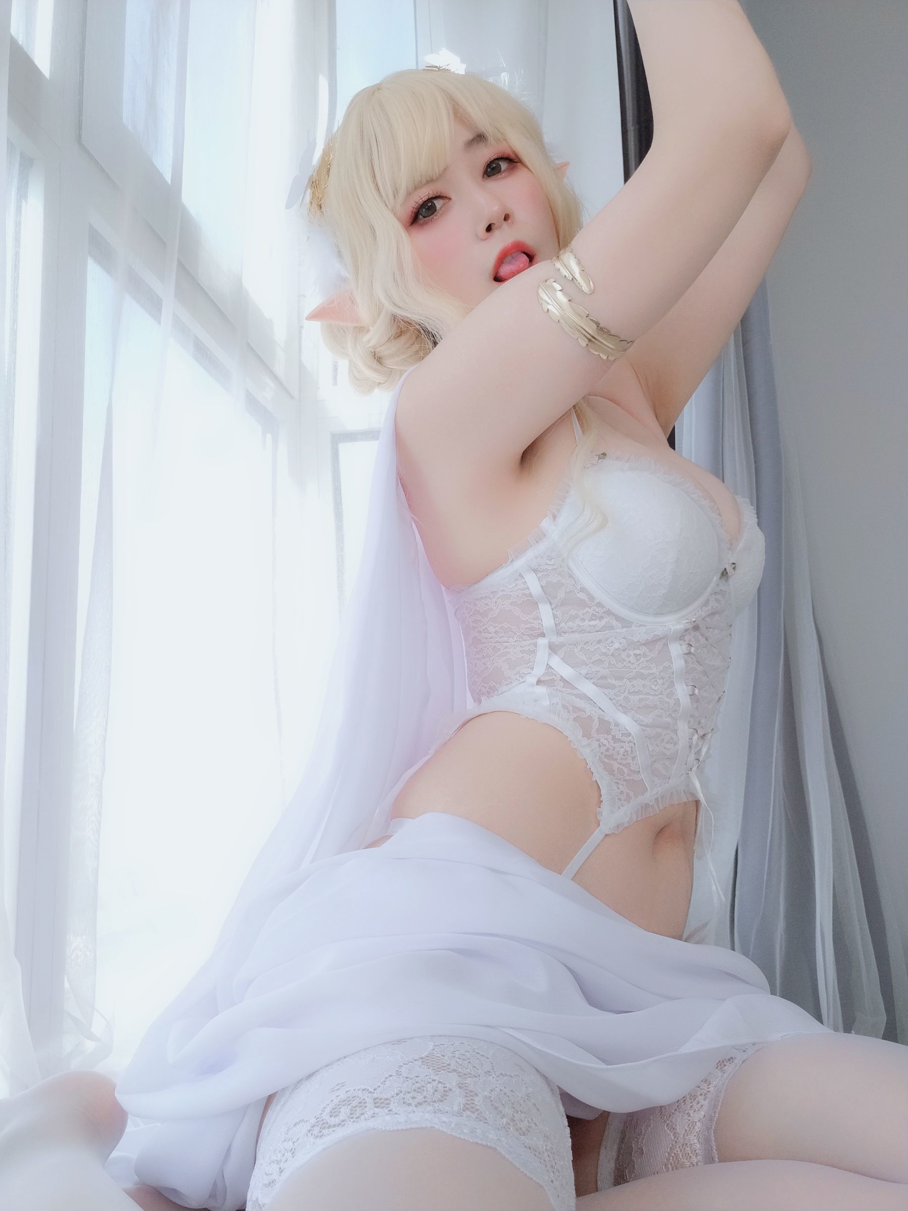 Cosplay] Coser小姐姐白銀 - 小白羊