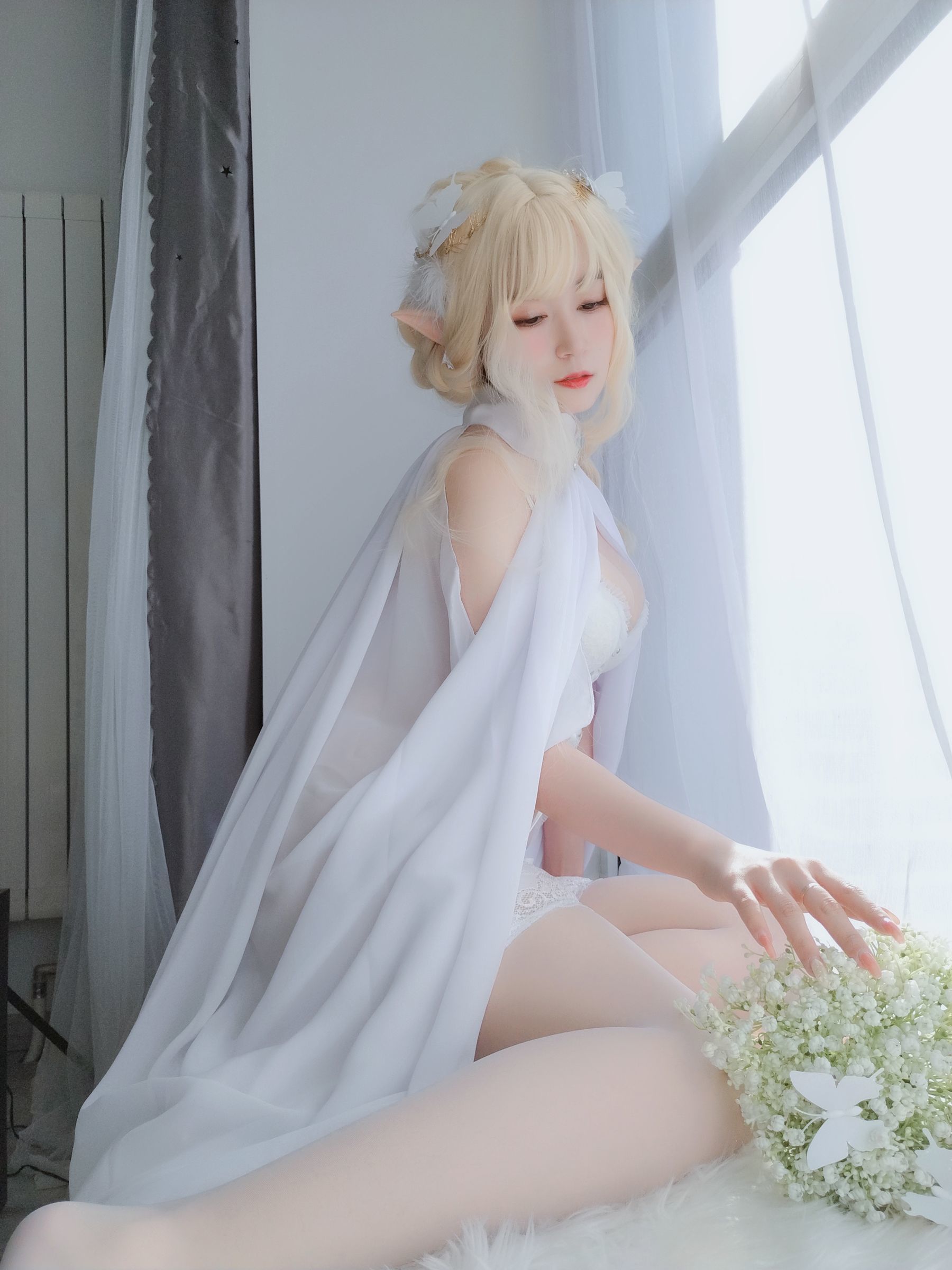 Cosplay] Coser小姐姐白銀 - 小白羊