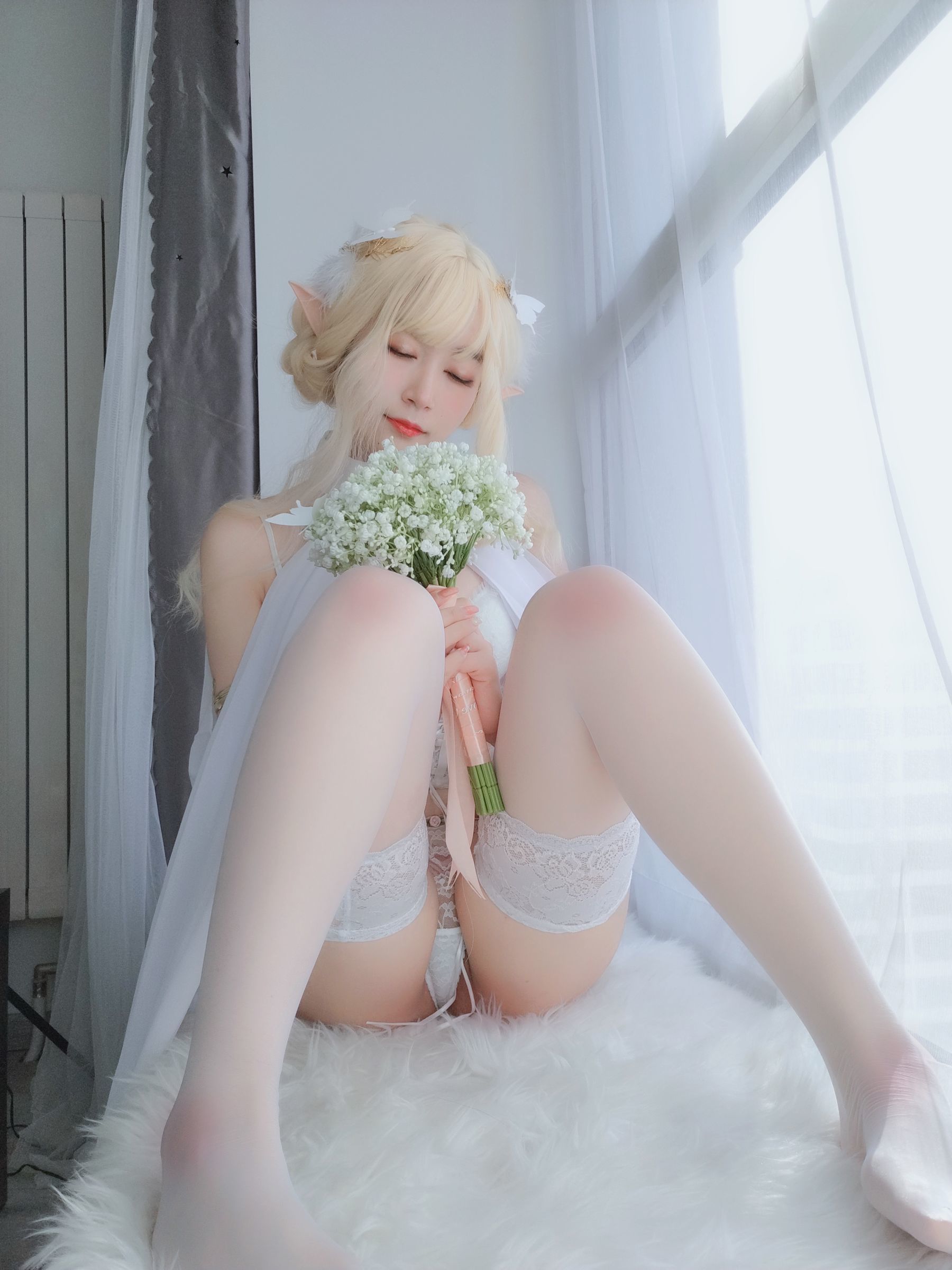 Cosplay] Coser小姐姐白銀 - 小白羊