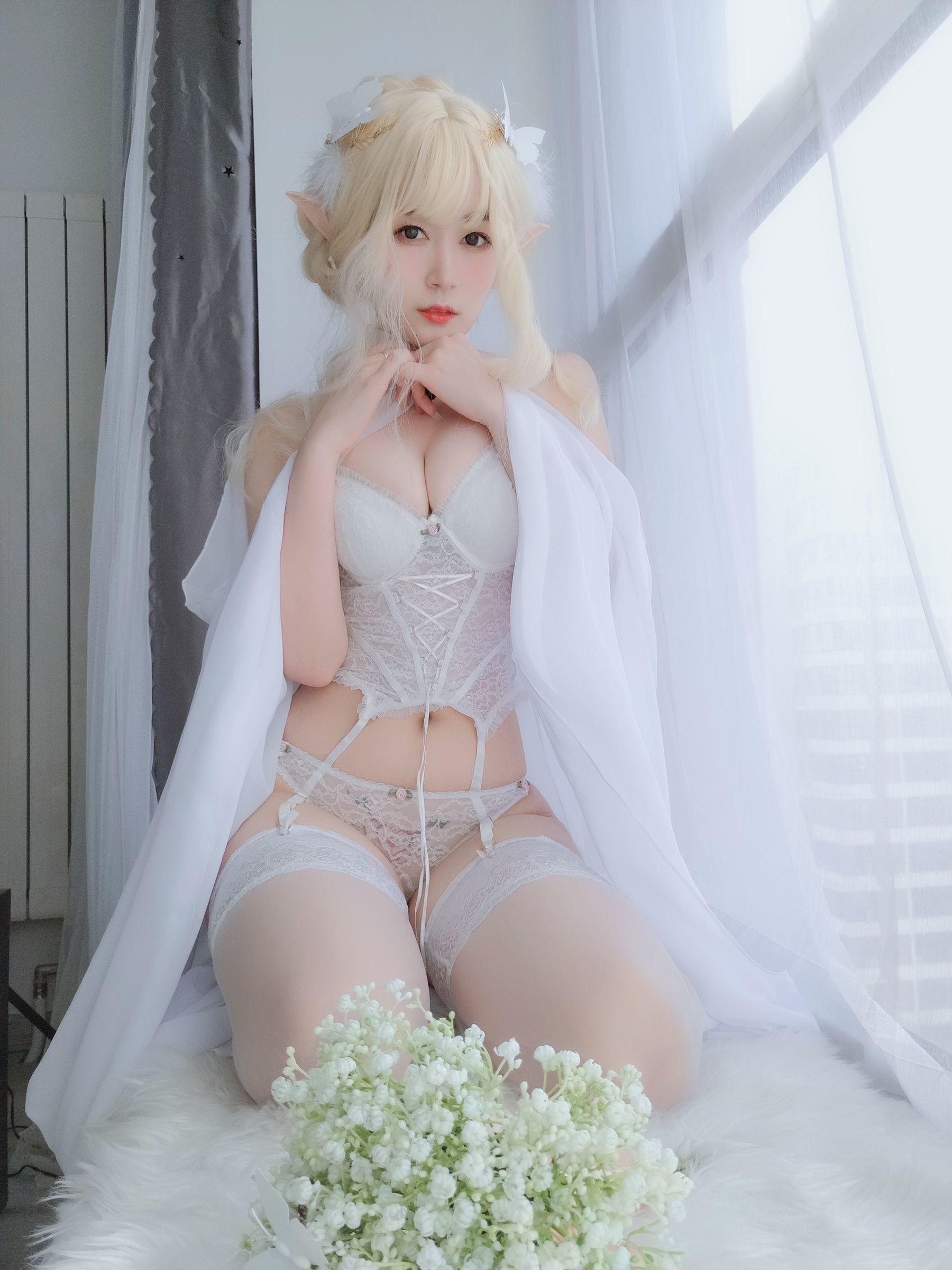 Cosplay] Coser小姐姐白銀 - 小白羊