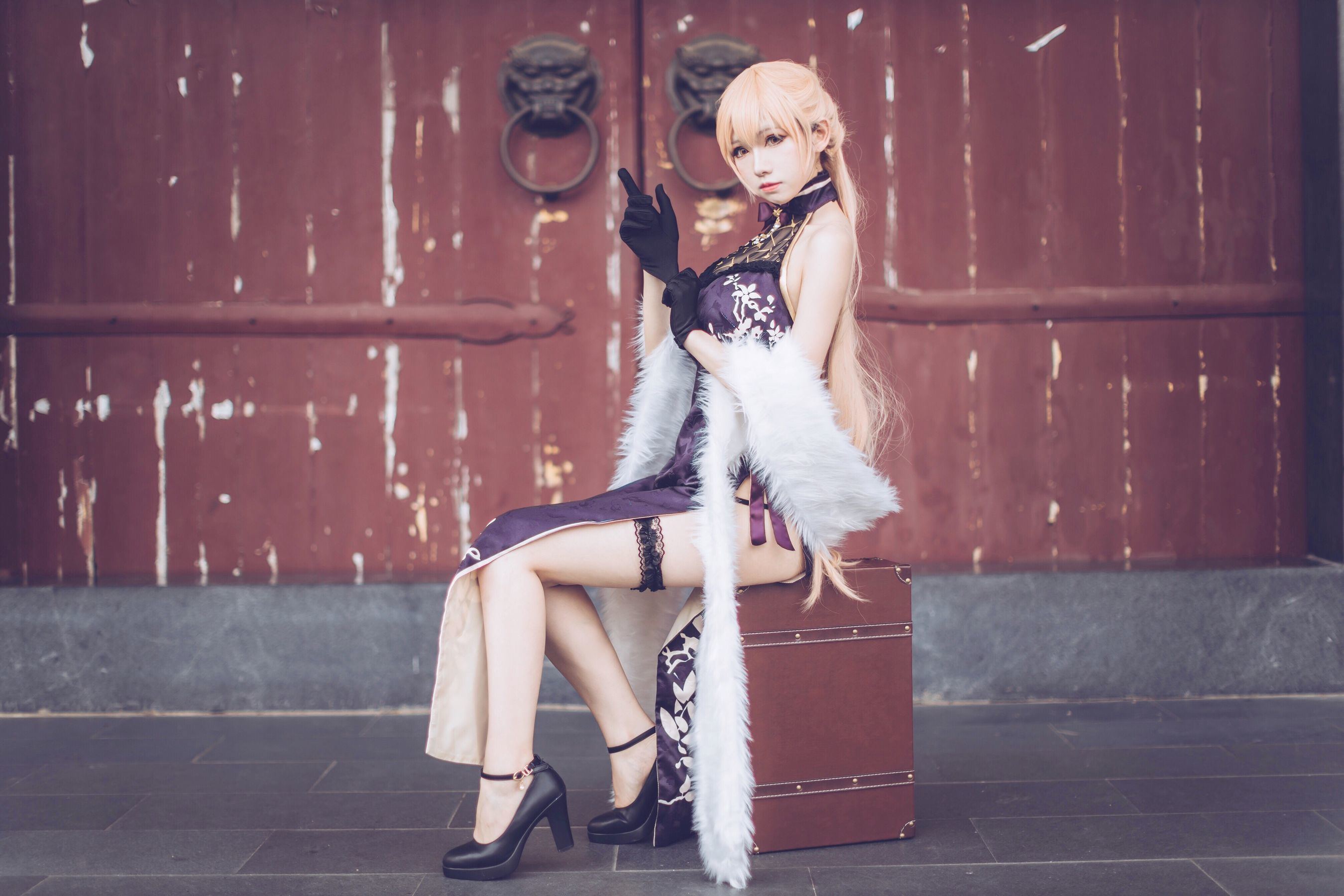 Cosplay] 科瑟衣衣 - 少女前線 紫雨心