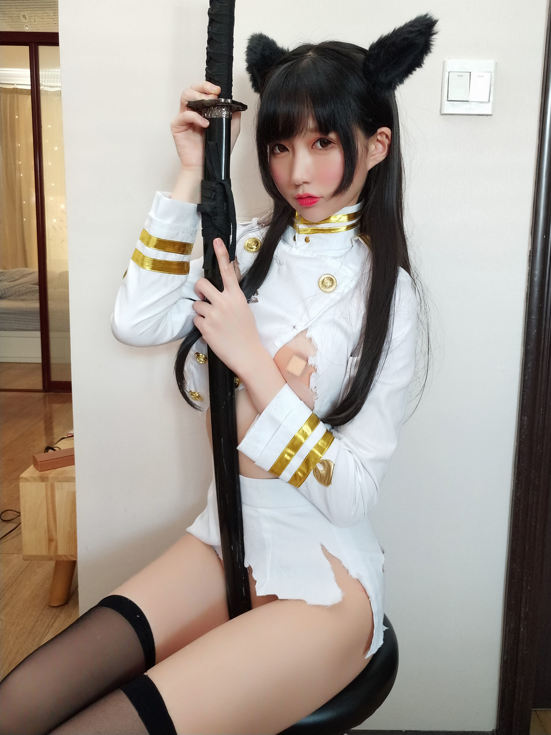 角色扮演] 渚魔物喵[fantia] - 戰損愛宕