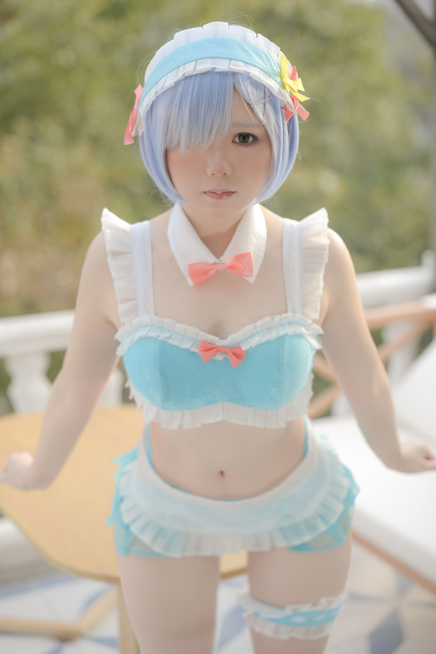 Cosplay] Kyou Nikuniku Vol.20 Ở hồ bơi ngoài trời
