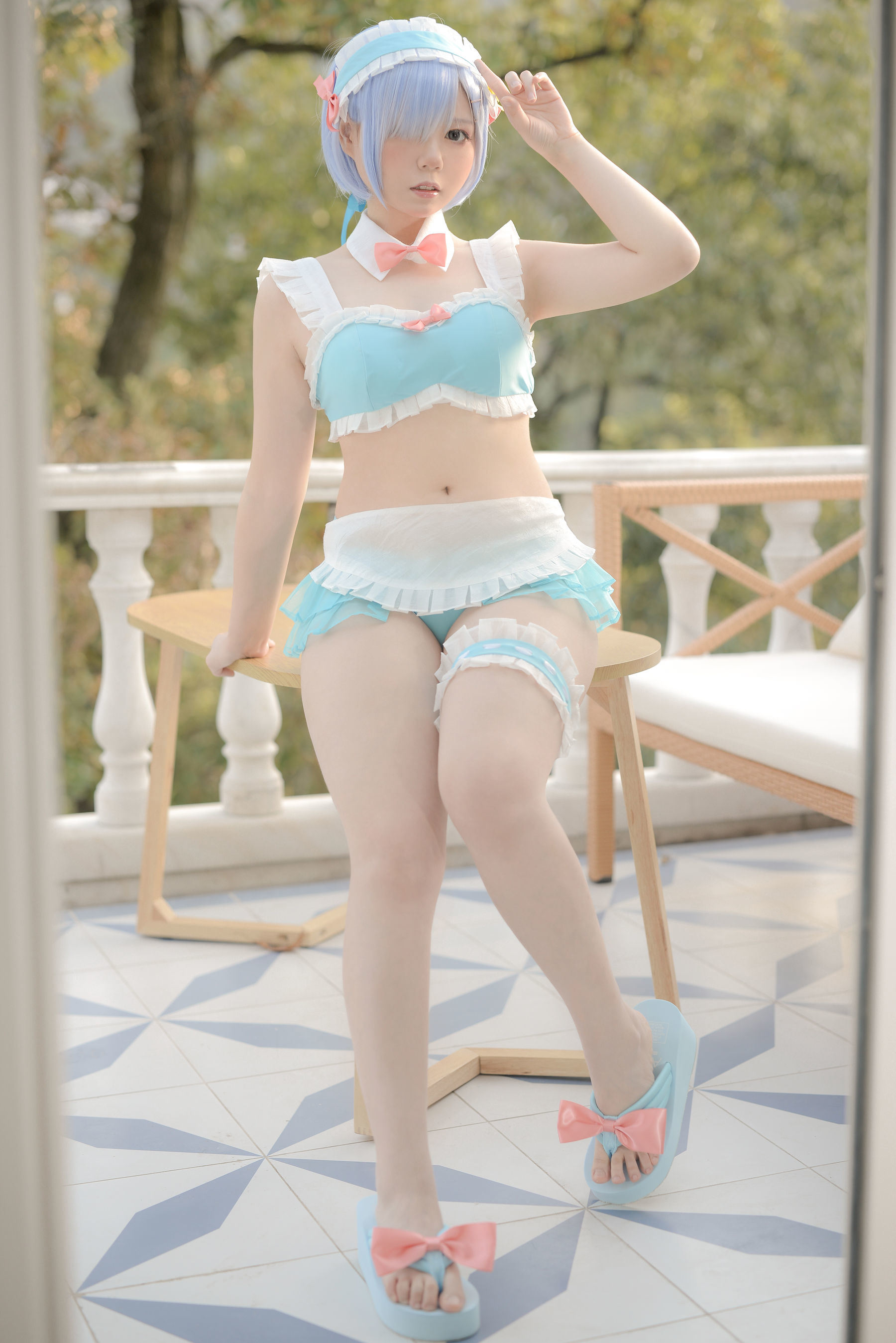 Cosplay] Kyou Nikuniku Vol.20 Ở hồ bơi ngoài trời