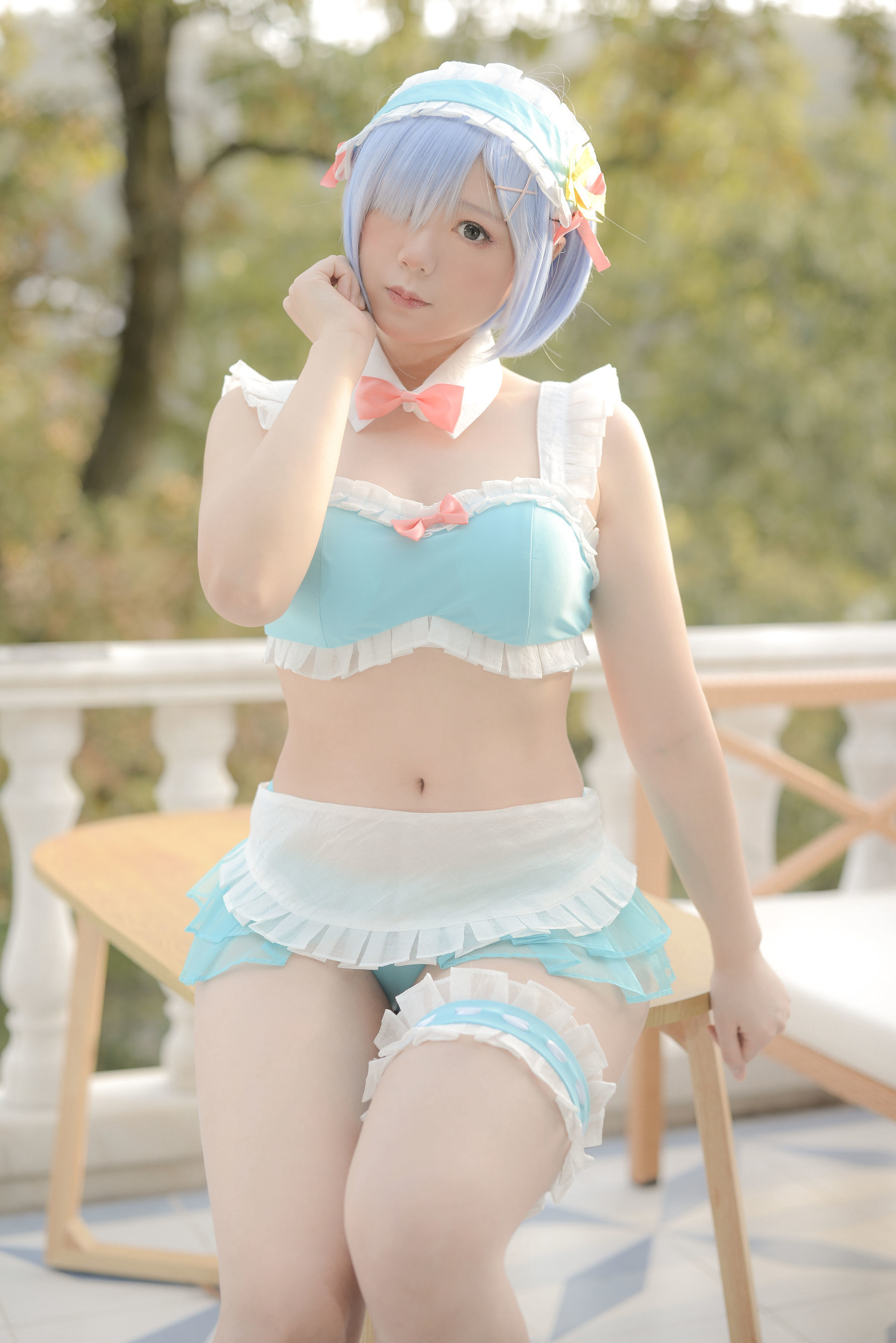 Cosplay] Kyou Nikuniku Vol.20 Ở hồ bơi ngoài trời