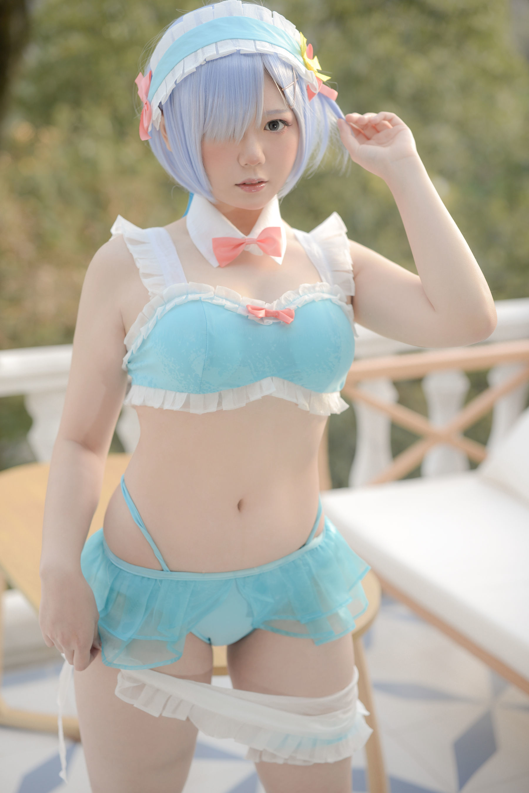 Cosplay] Kyou Nikuniku Vol.20 Ở hồ bơi ngoài trời